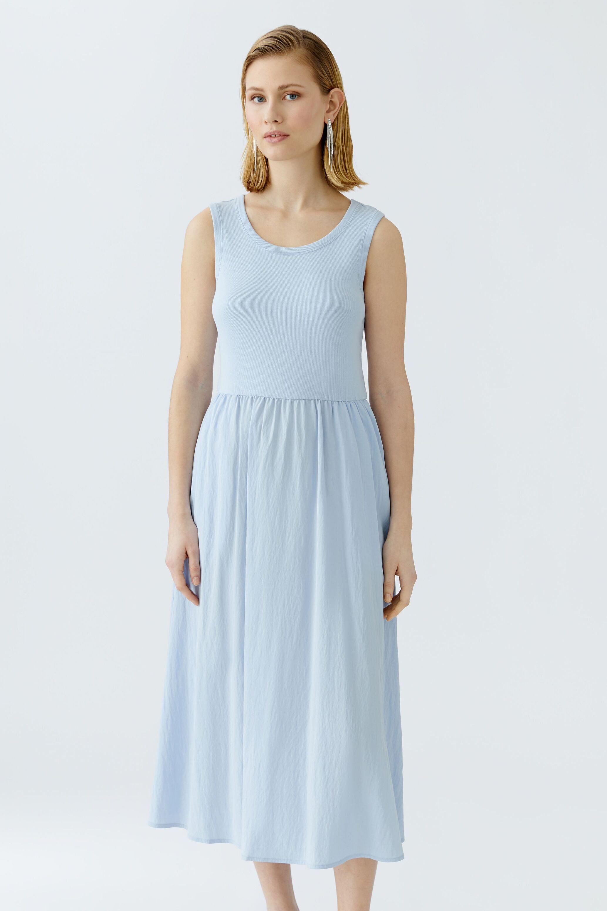Oui Sommerkleid Maxikleid gepatcht günstig online kaufen