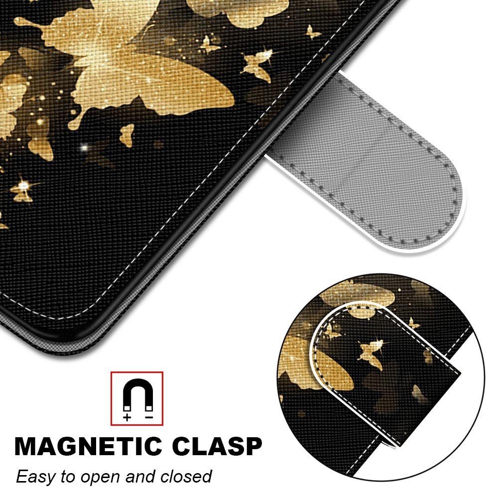 Wigento Handyhülle Für ZTE Blade A51 Kunstleder Handy Tasche Book Motiv 3 Schutz Hülle Case Cover Etui Neu