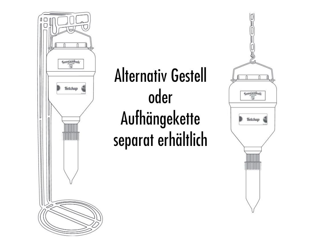 Kunststoff, (1-tlg), Silikon, zu Schraubadapter Vorratsglas Saucenkuh, Kolben Silikondrücker, Contacto & Ersatzspender mit