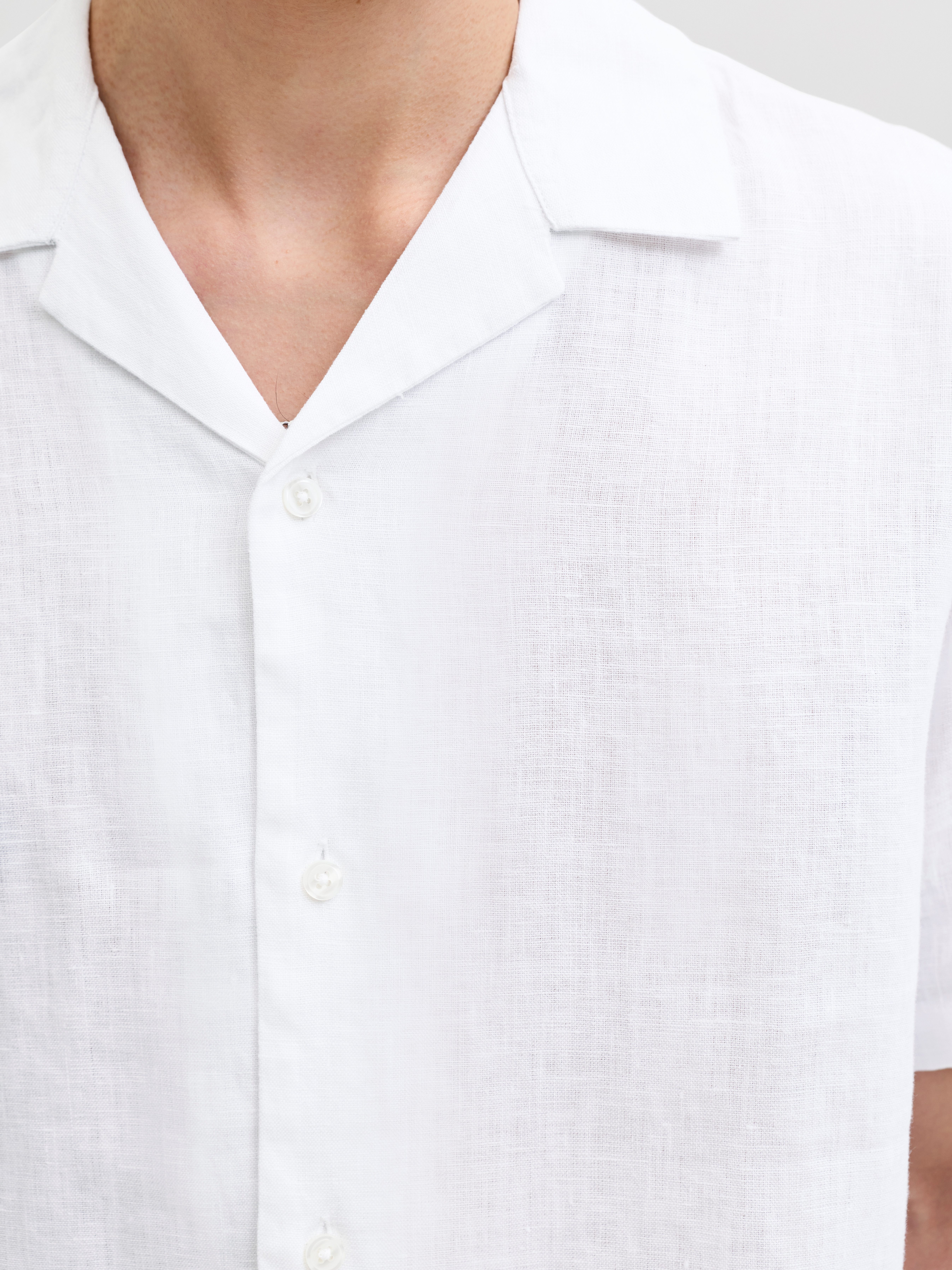 Jack & Jones Leinenhemd JPRBLALAWRENCE LINEN RESORT S/S SHIRT SN Leinen, relaxed fit