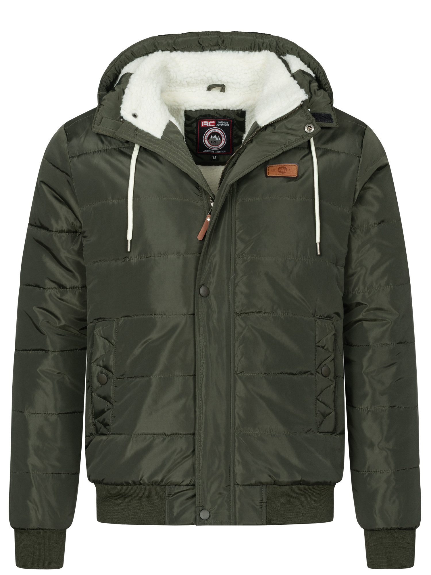 Rock Creek Winterjacke Rock Creek Herren Winterjacke H-417 Warm Gefüttert, Kapuze & Taschen