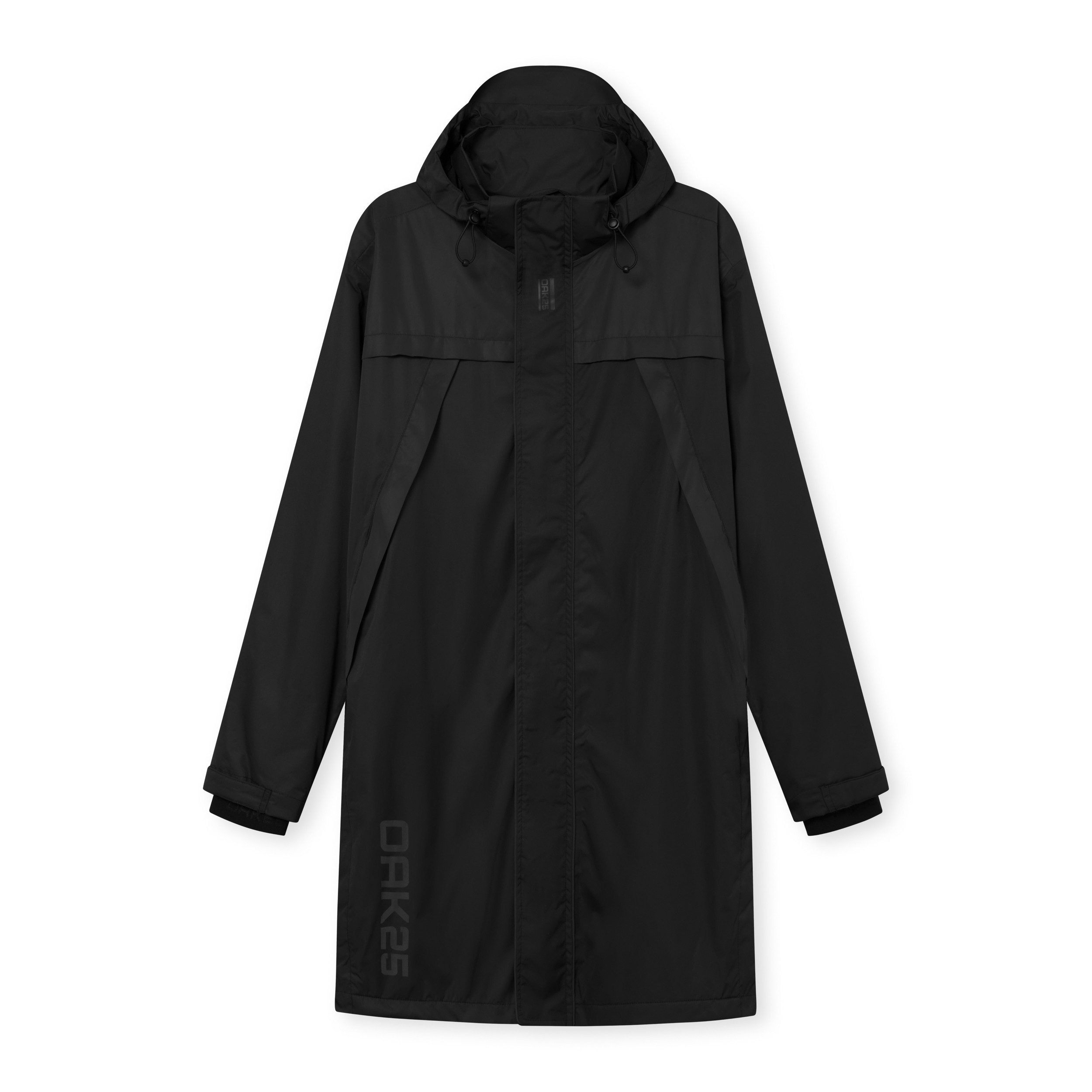 OAK25 Regenmantel Everyday Raincoat Regenmantel reflektierend (1-tlg) Unisex Outdoor Regenjacke mit Fleecefutter, 10.000mm Wassersäule