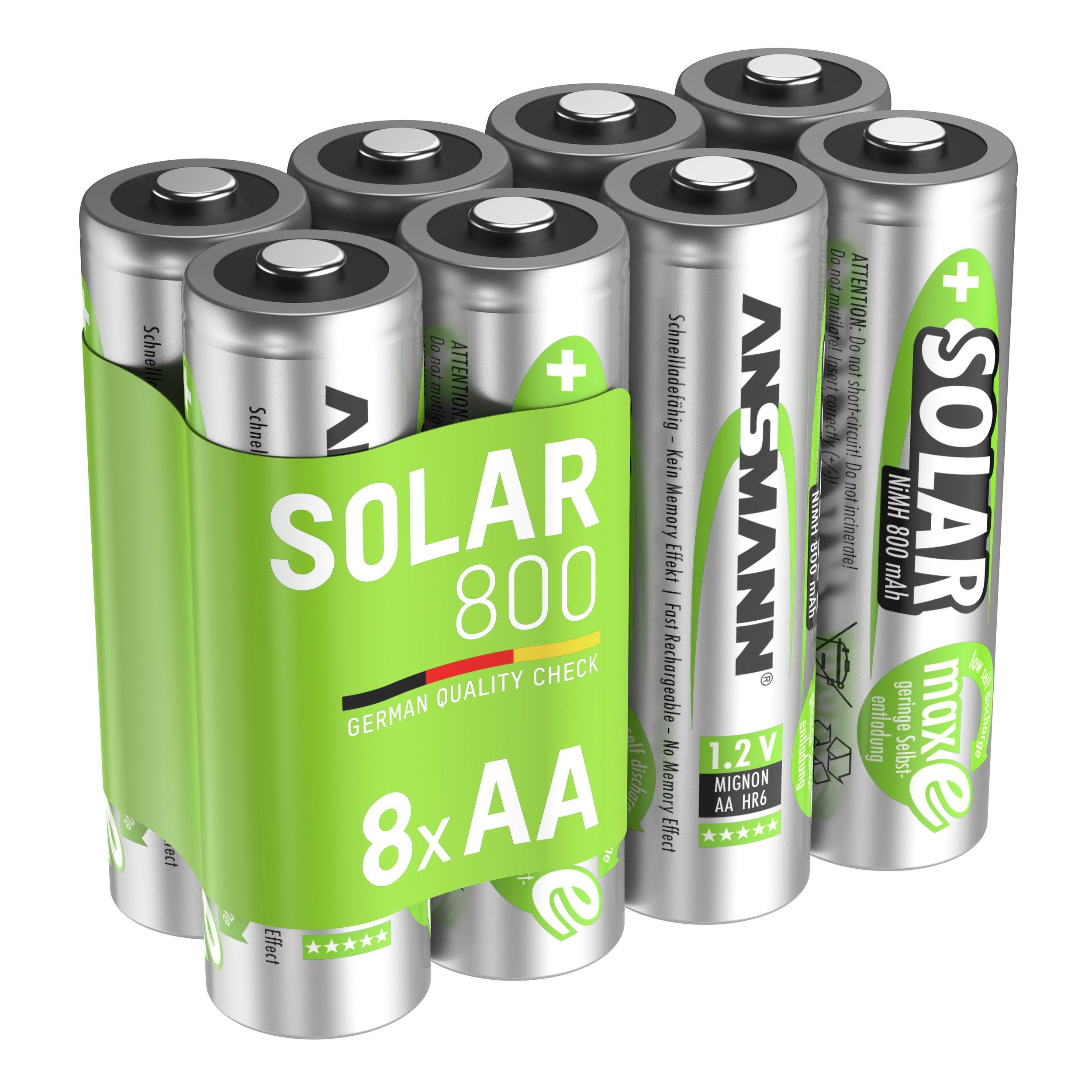 ANSMANN AG Lithium Batterie CR2 / CR15270 Solarakkus (1.2 V)