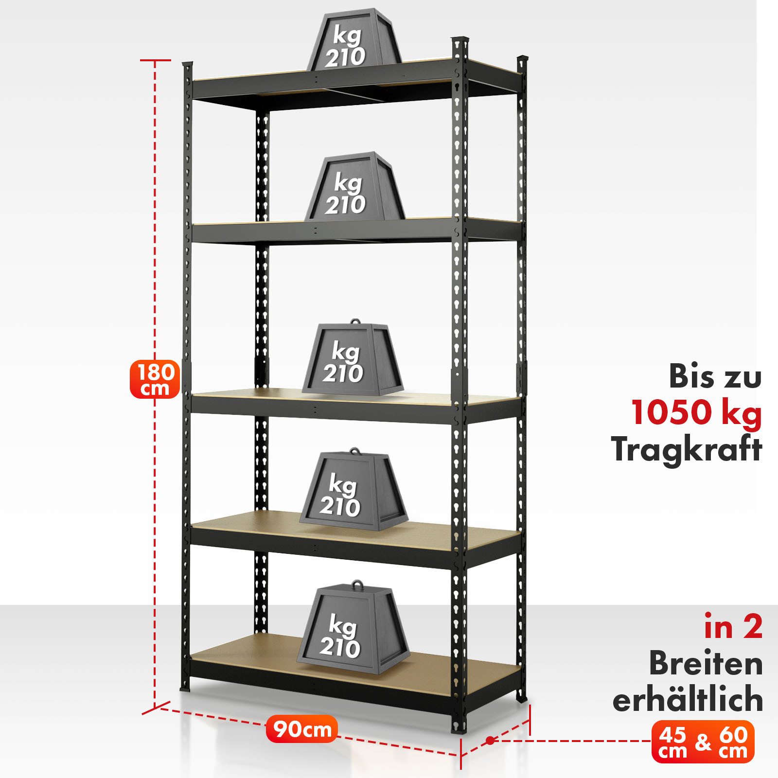 Floordirekt Schwerlastregal Rhino, Innovatives Stecksystem, Vielseitige günstig online kaufen