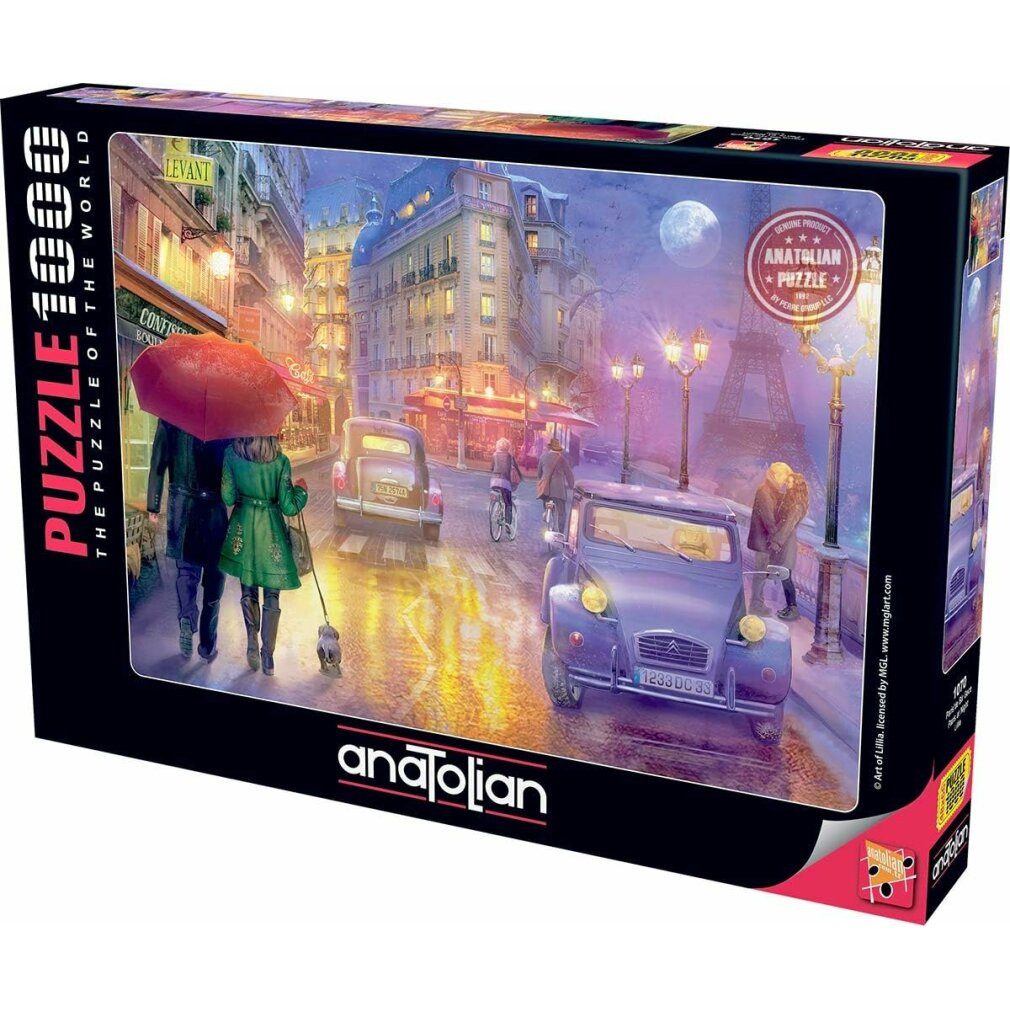 ANATOLIAN Puzzle ANATOLIAN Puzzle Nacht Paris 1000 Teile, Puzzleteile