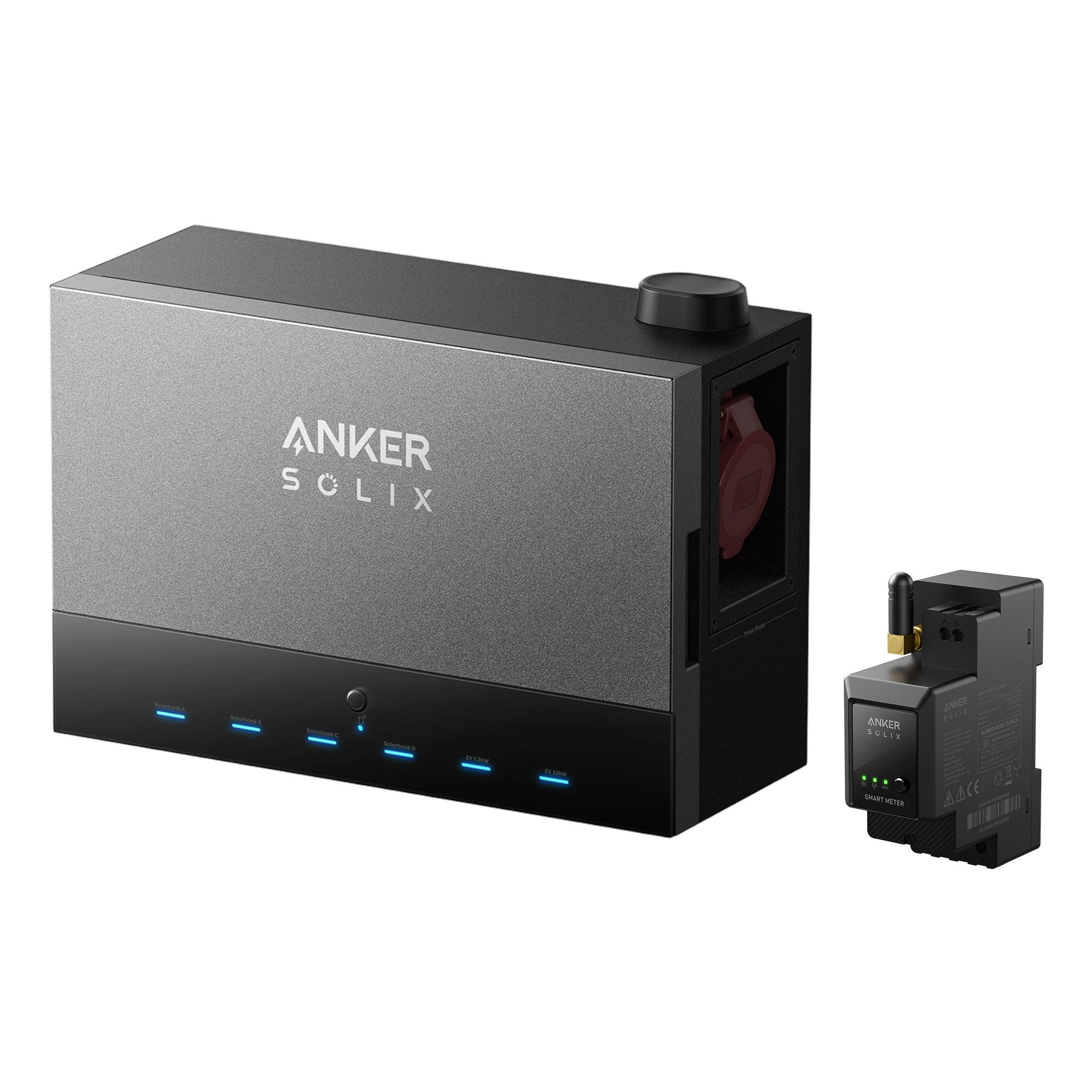 Anker Balkonkraftwerk Anker SOLIX Power Dock (ohne Akku) für AnkerSOLIX Solarbank 4/3/2