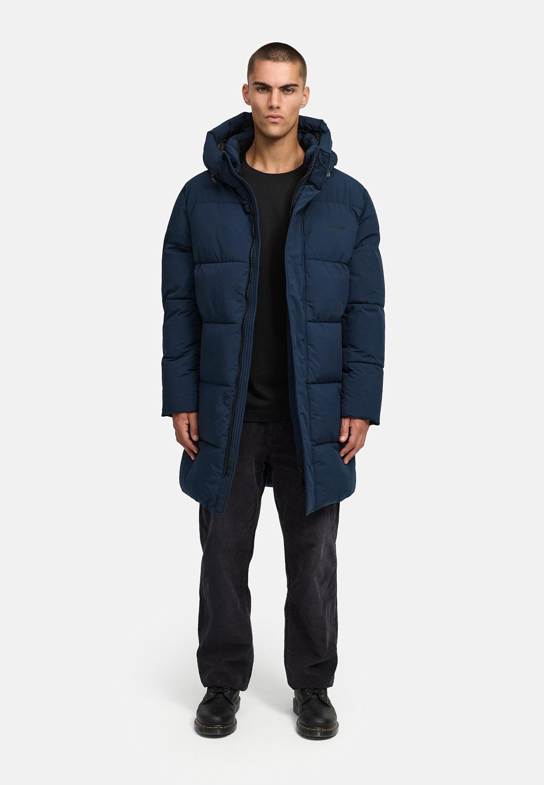 Stone Harbour Steppmantel Hadrieen XX modischer Herren Wintermantel mit kuscheligem Futter