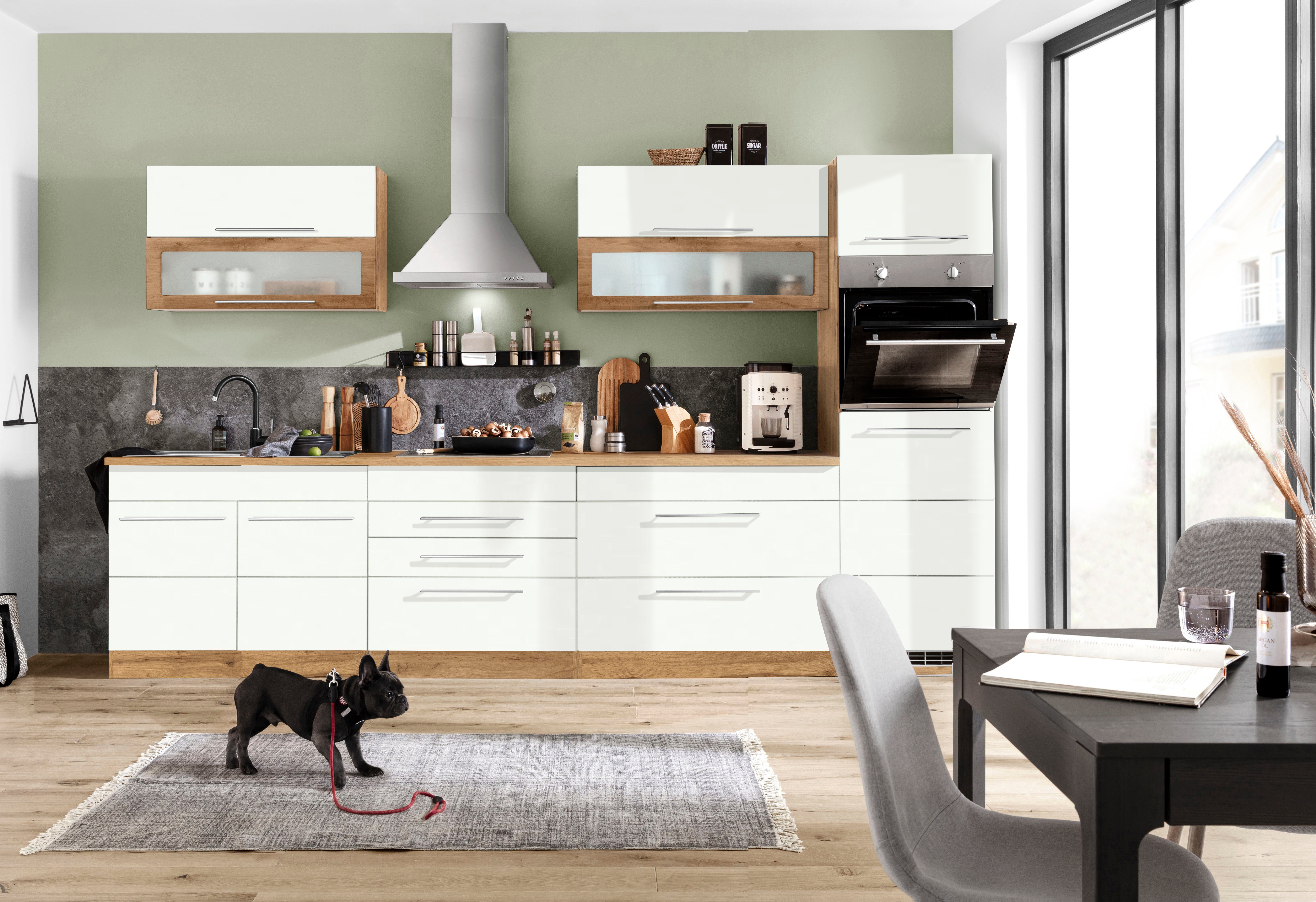 KOCHSTATION Küchenzeile KS-Wien, Breite 340 cm, wahlweise mit E-Geräten und günstig online kaufen