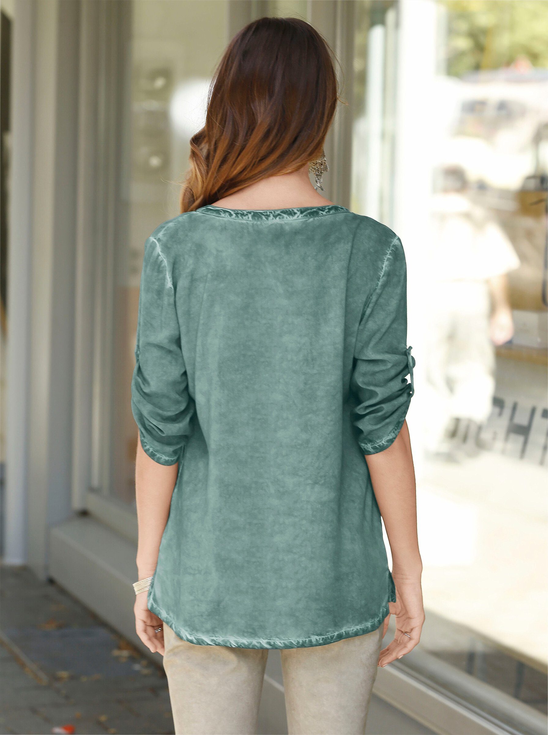 Sieh an! Klassische Bluse Tunika .