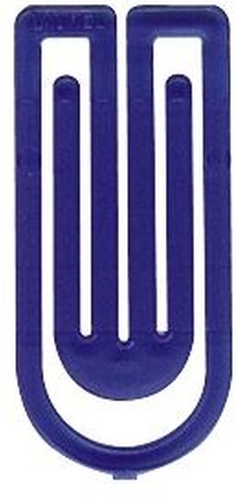 Büroklammer Büroklammern King Klip 50mm VE=20 Stück kristallblau