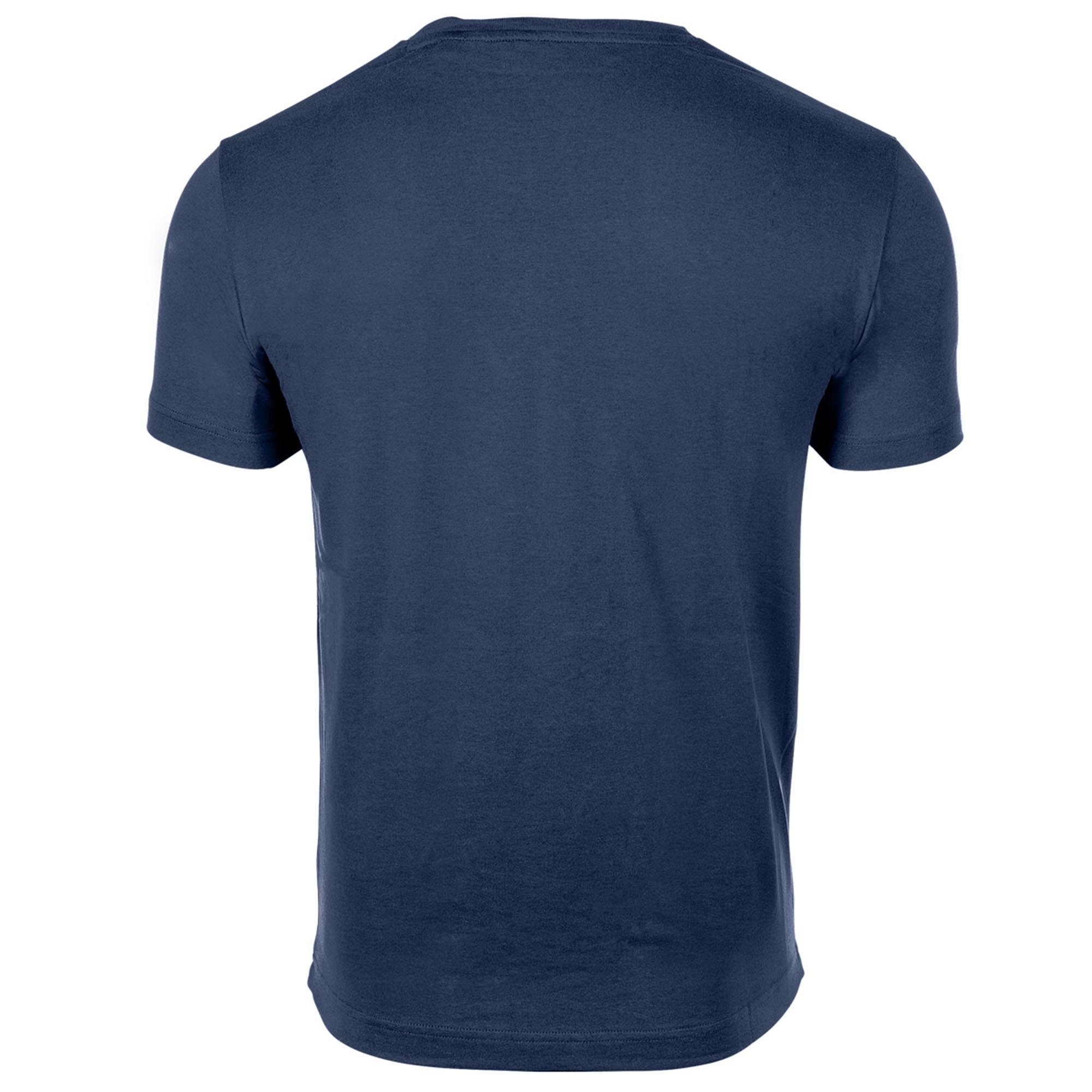 (Dusty T-Shirt REGULAR Gant Blue Sea) Blau ARCHIVE SHIELD, T-Shirt Herren Rundhals -