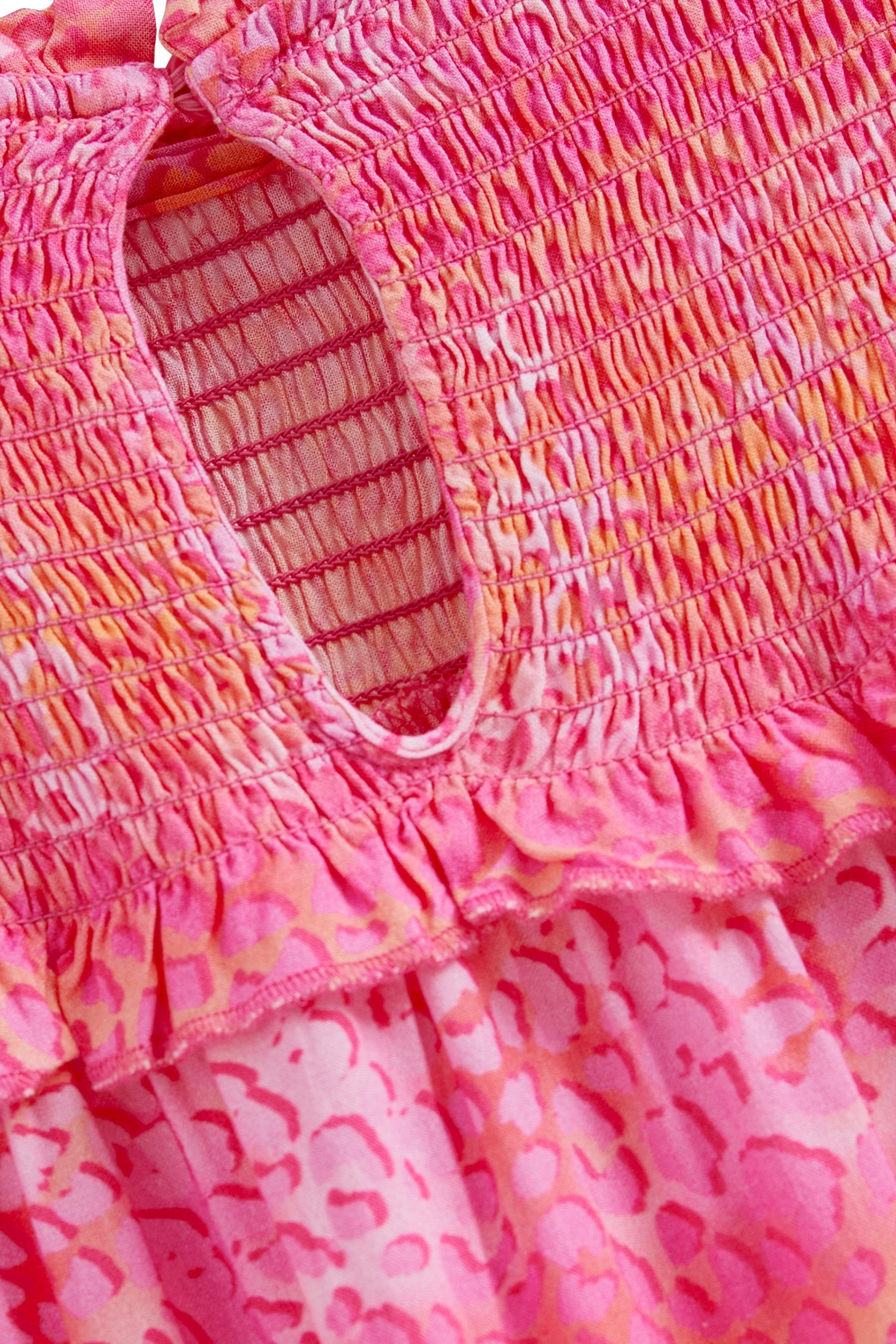 Pink Gesmoktes Kleid Next (1-tlg) Smokkleid