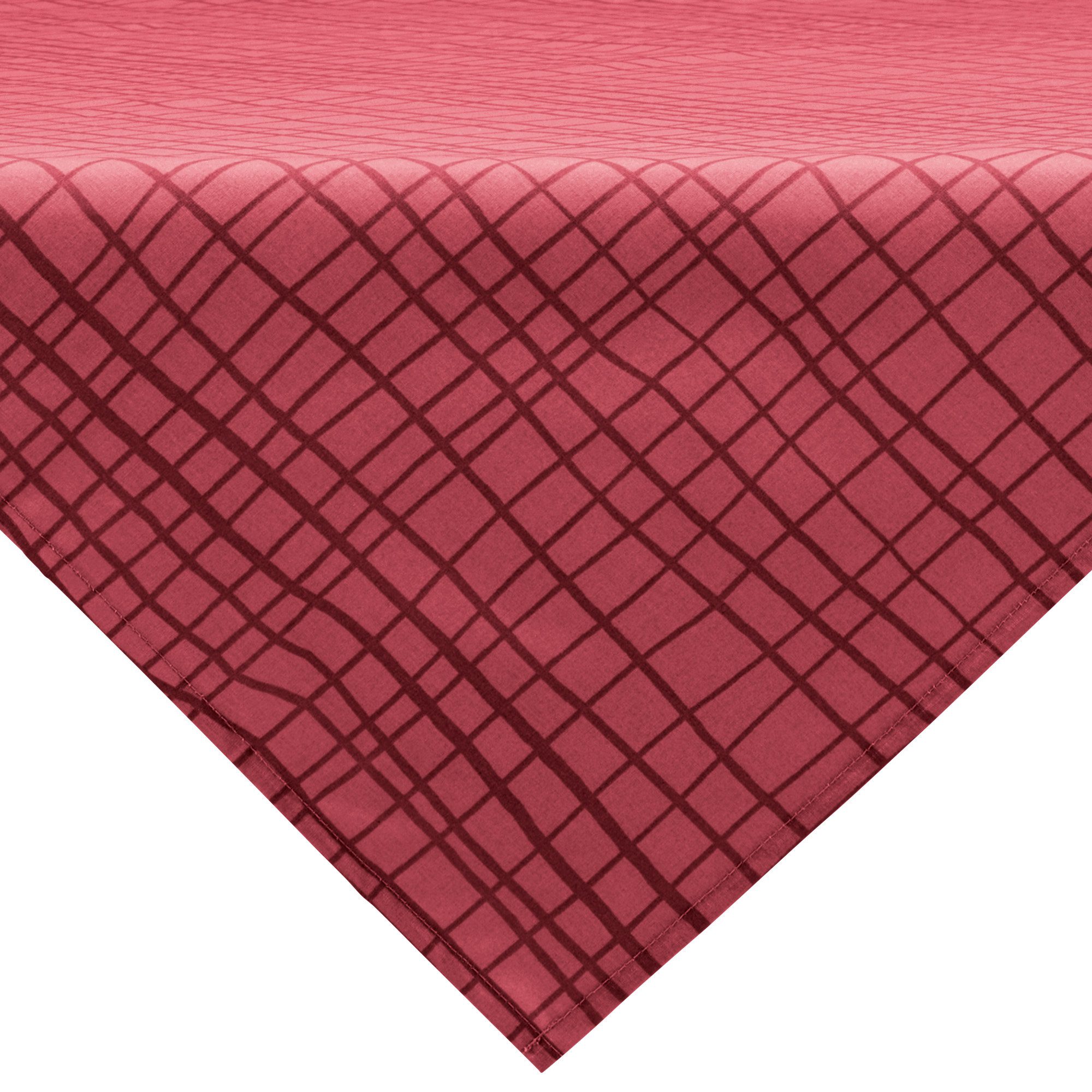 REDBEST Mitteldecke Mitteldecke "Pasadena", abwaschbar Uni/Karo