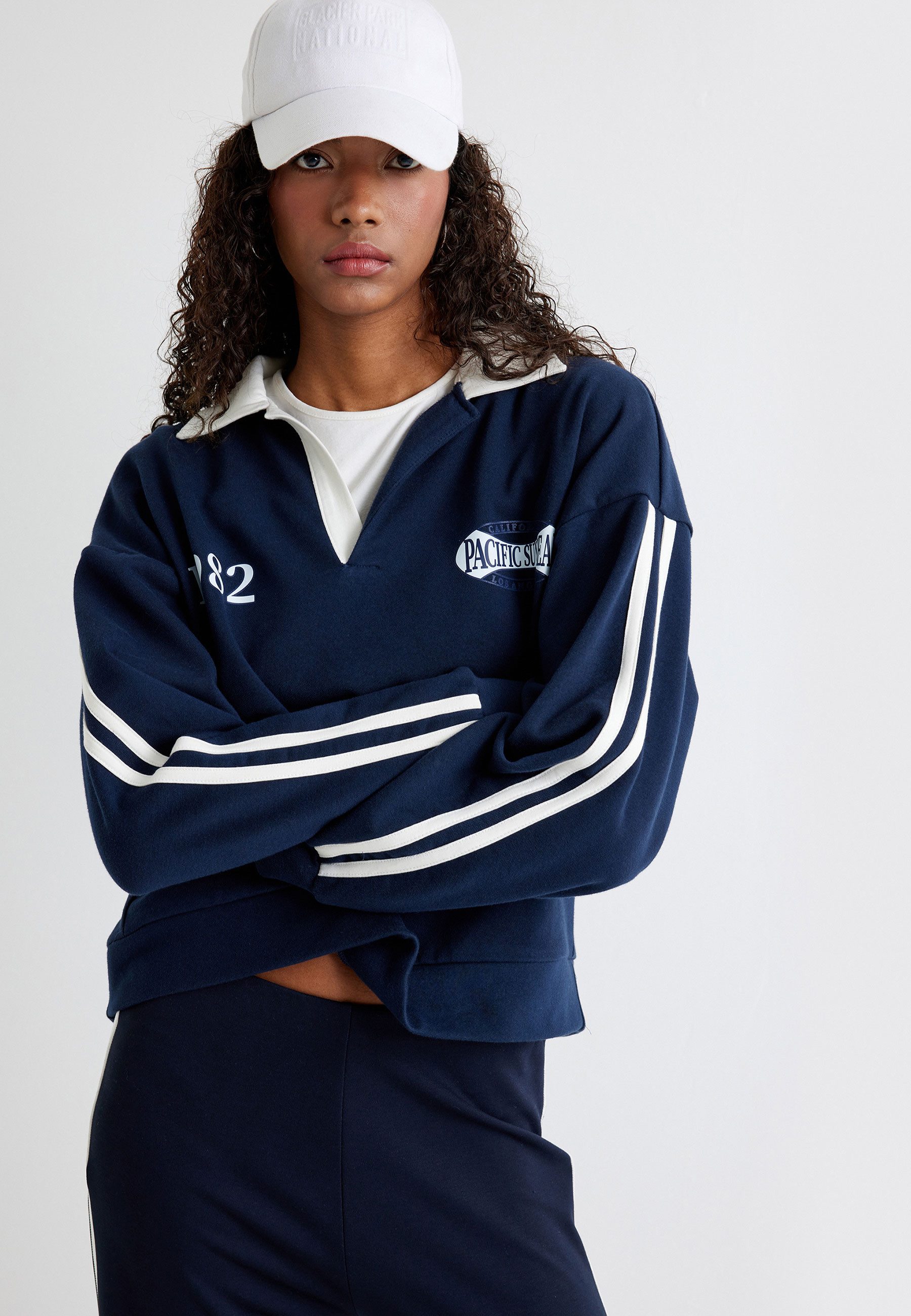 Koton Sweatshirt Polokragen Basic