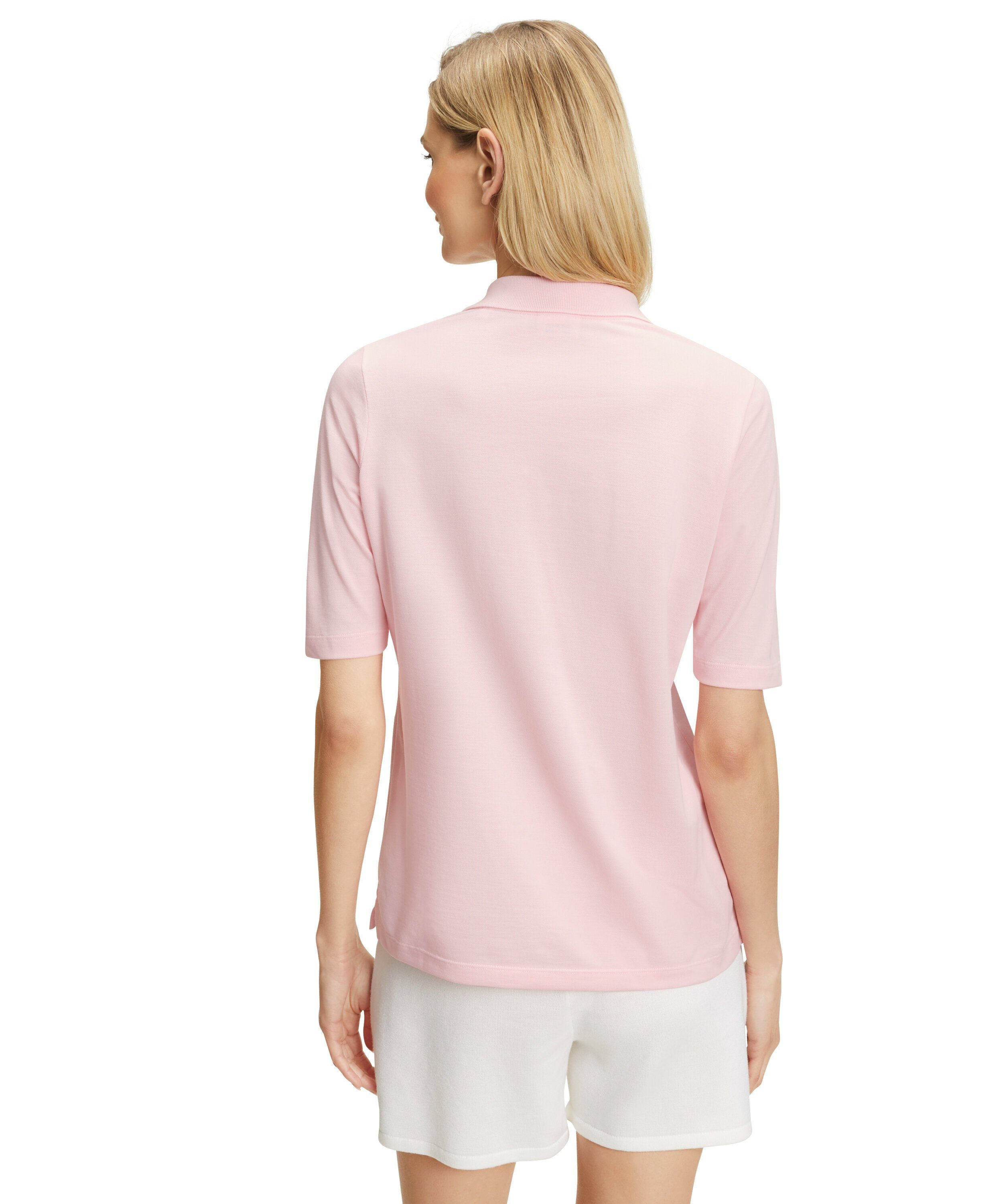 Baumwolle (8900) aus FALKE powderrose reiner Poloshirt