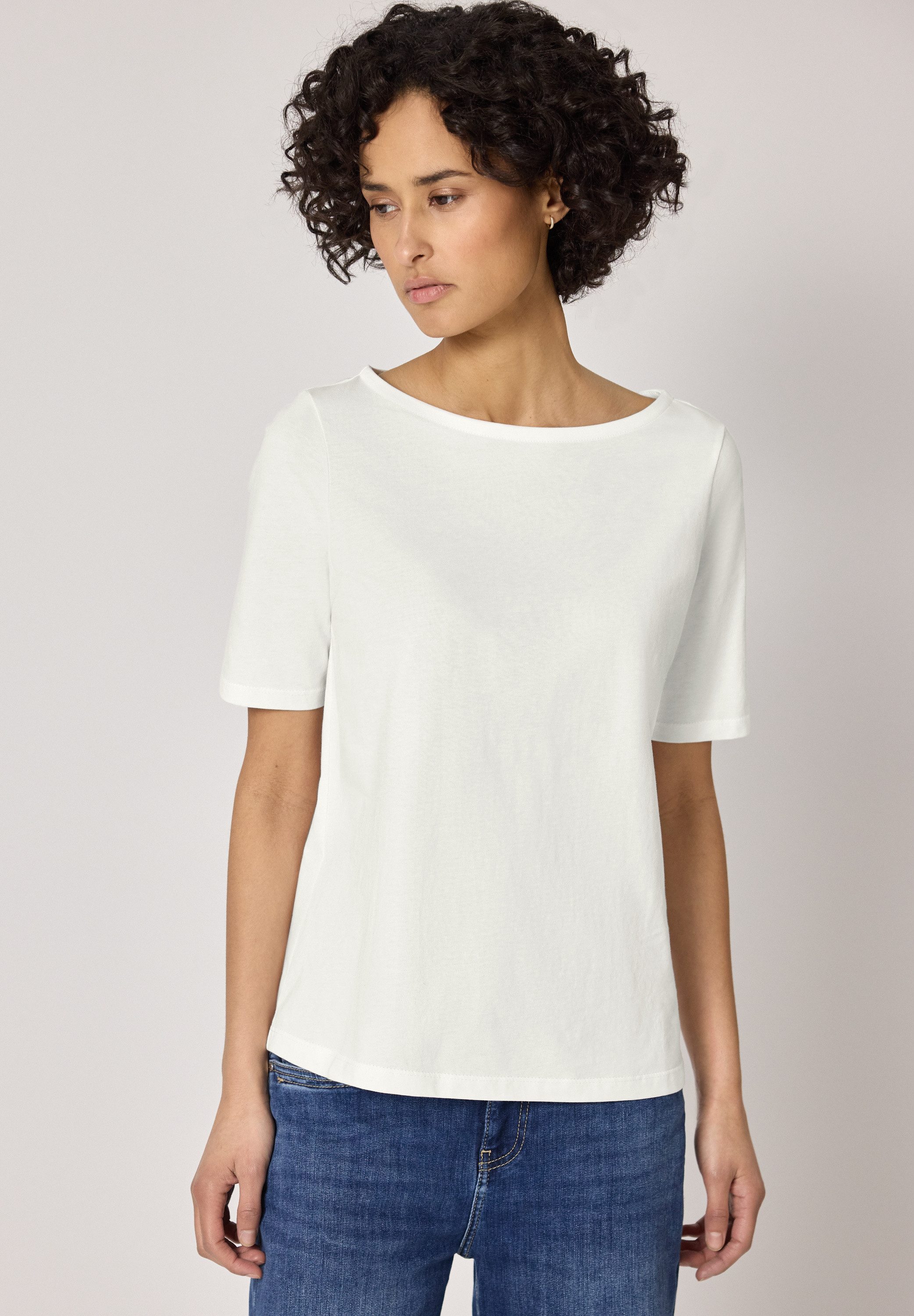STREET ONE T-Shirt aus reiner Baumwolle