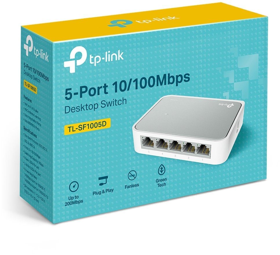 TP-Link »TP-Link Switcher mini Desktop 5-port 10/100M« Netzwerk-Switch .