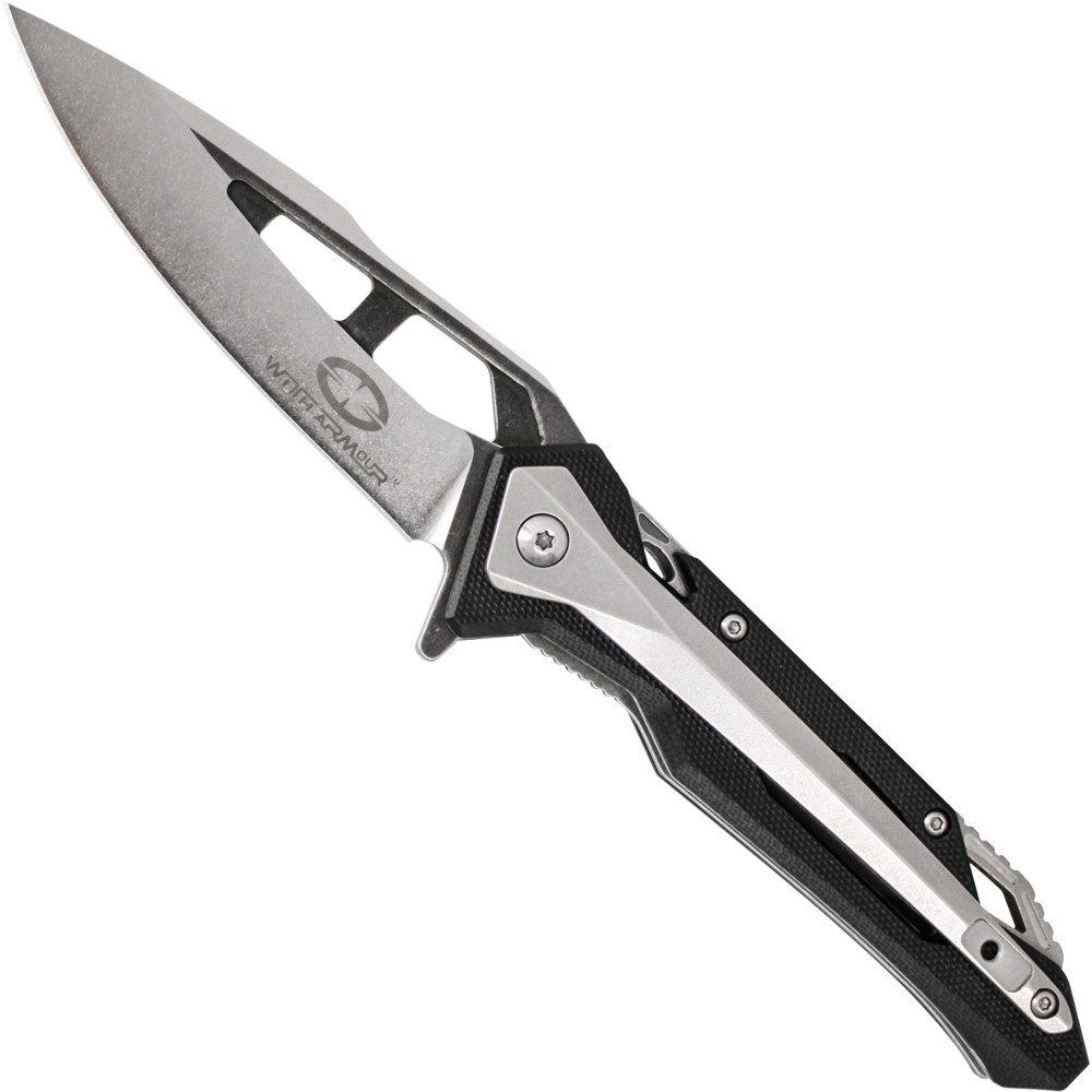 WITH ARMOUR Taschenmesser WithArmour Fin, Einhandmesser mit G10 Griff, (1 St), Hosenclip