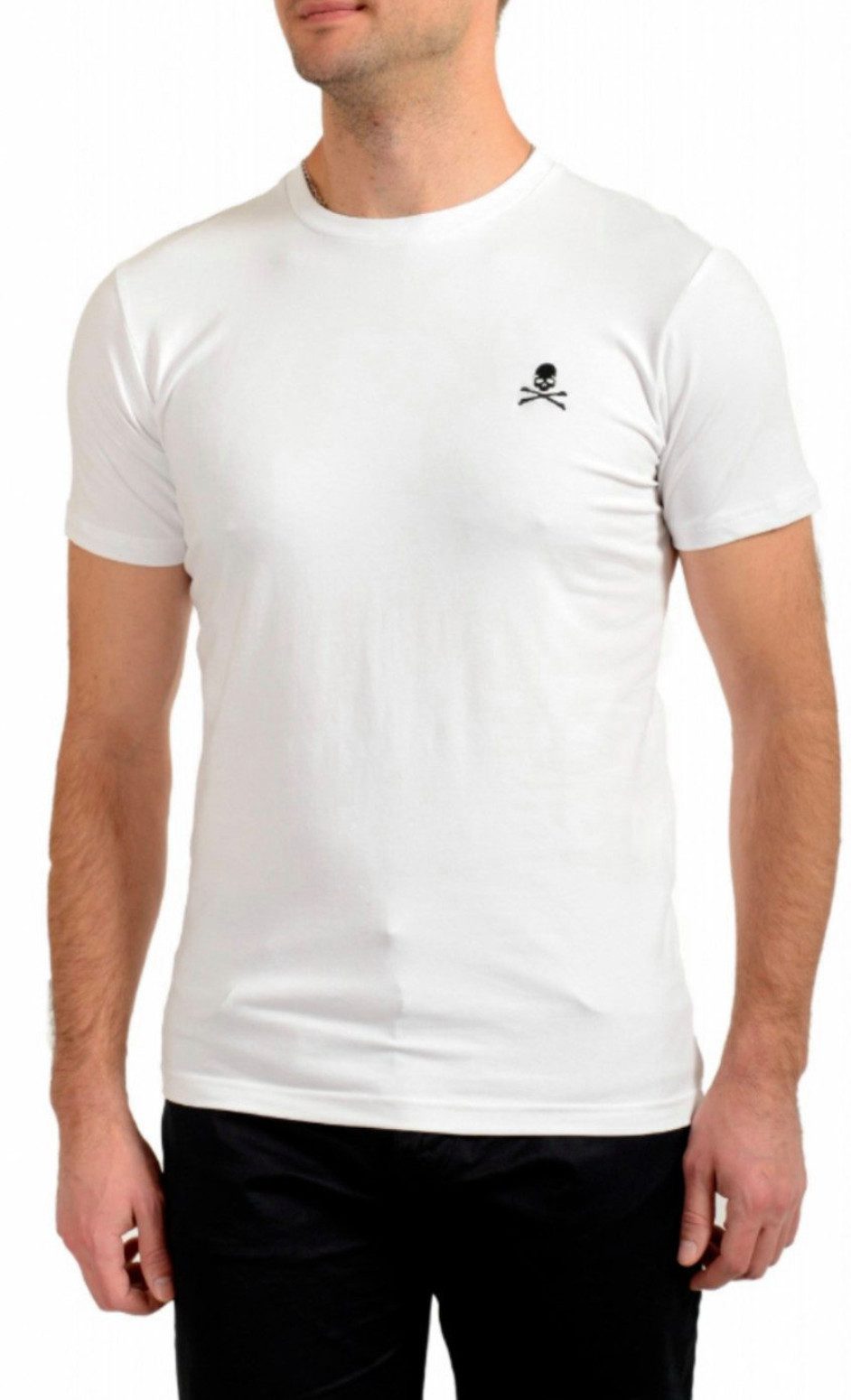 PHILIPP PLEIN T-Shirt Herren Slim FIt Totenkopf-Logo Shirt verpackt in einer box mit Python-Optik-Druck