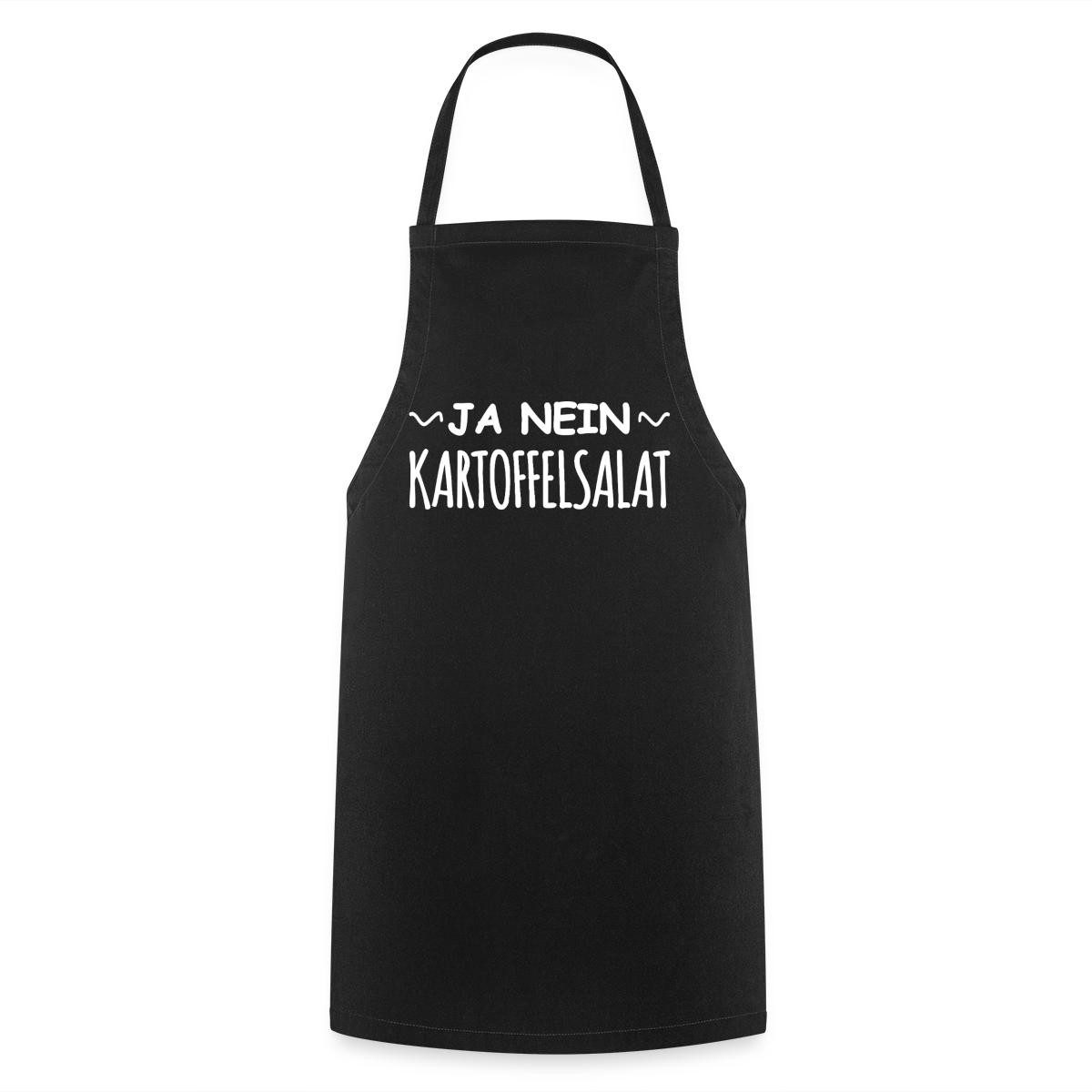 Spreadshirt Kochschürze Ja Nein Kartoffelsalat Entscheidung Humor Kochschürze, (1-tlg)