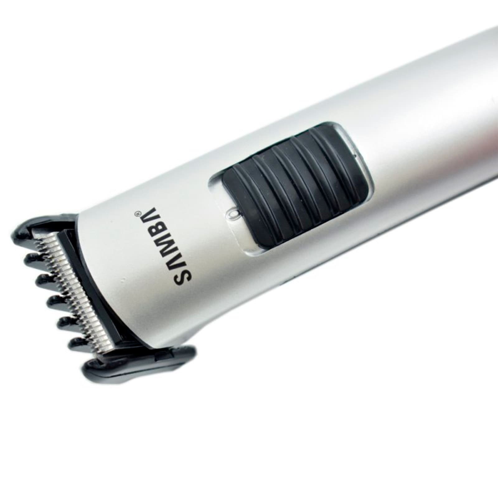 SAMBA Elektrorasierer Profi Baarttrimmer mit Ladestation (SM-103), großer Akku mit langer Laufzeit, Schneidemesser aus Edelstahl