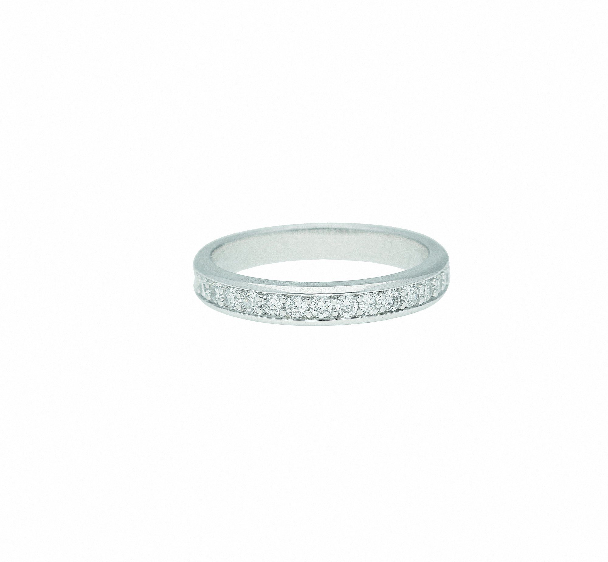 - 3,2 Ring Silberring mm Zirkonia Maße 925 für Damen, Silber Adelia´s mit Zirkonia, Silberschmuck mit Breite