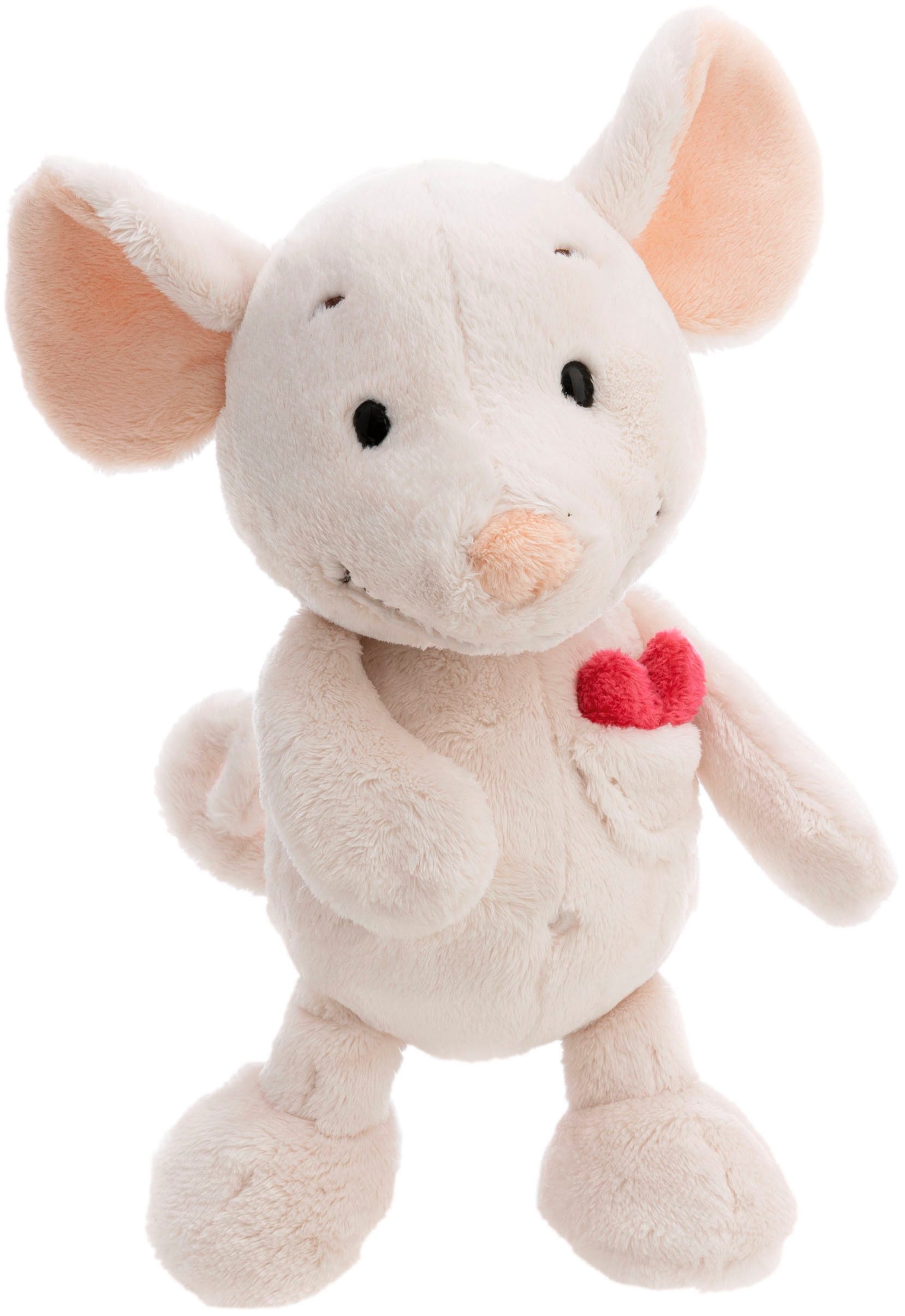 Nici Kuscheltier Love, Maus Mira mit Herz 25cm