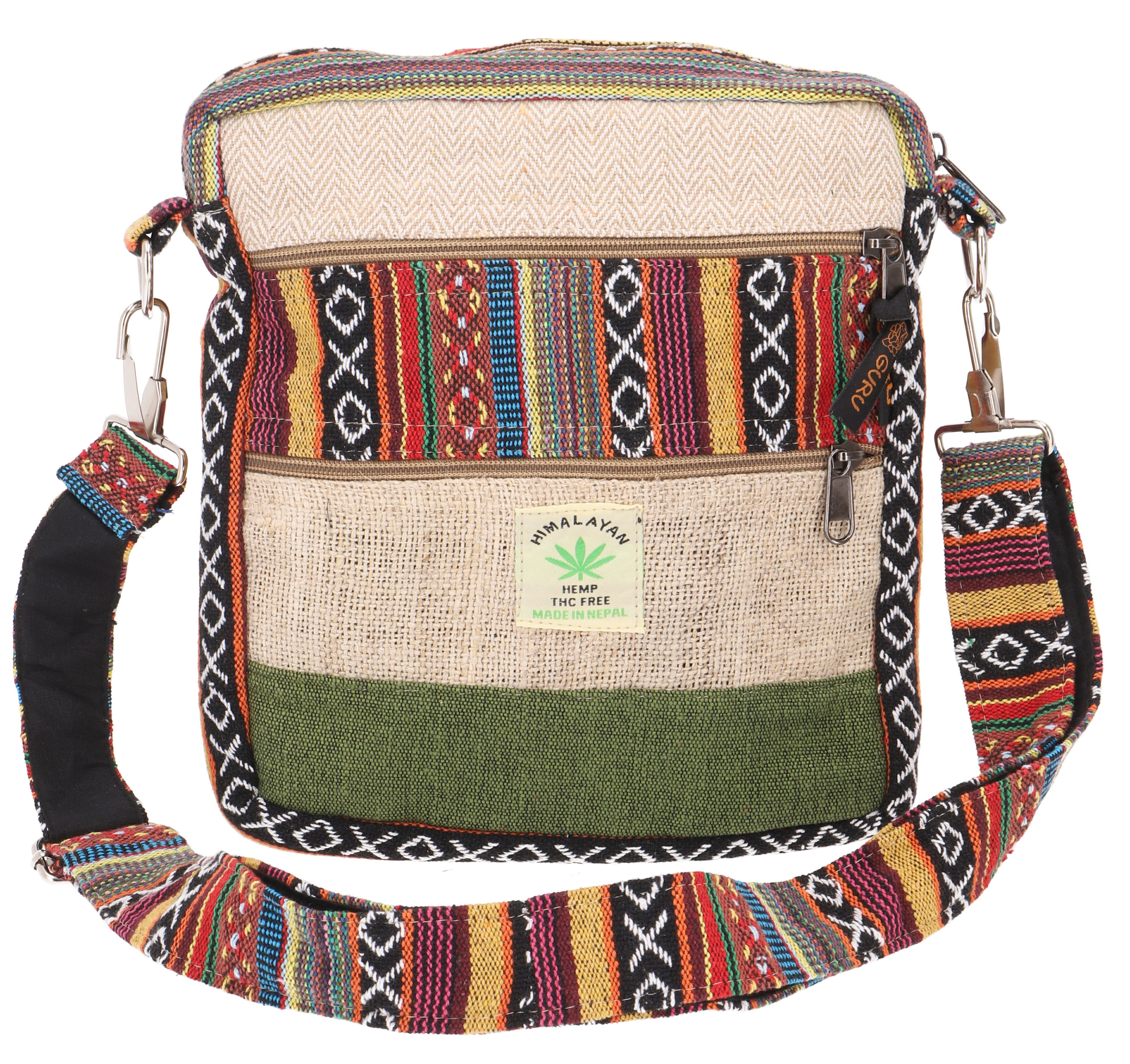 Guru-Shop Schultertasche Kleine Hanftasche Schultertasche, Boho.. günstig online kaufen