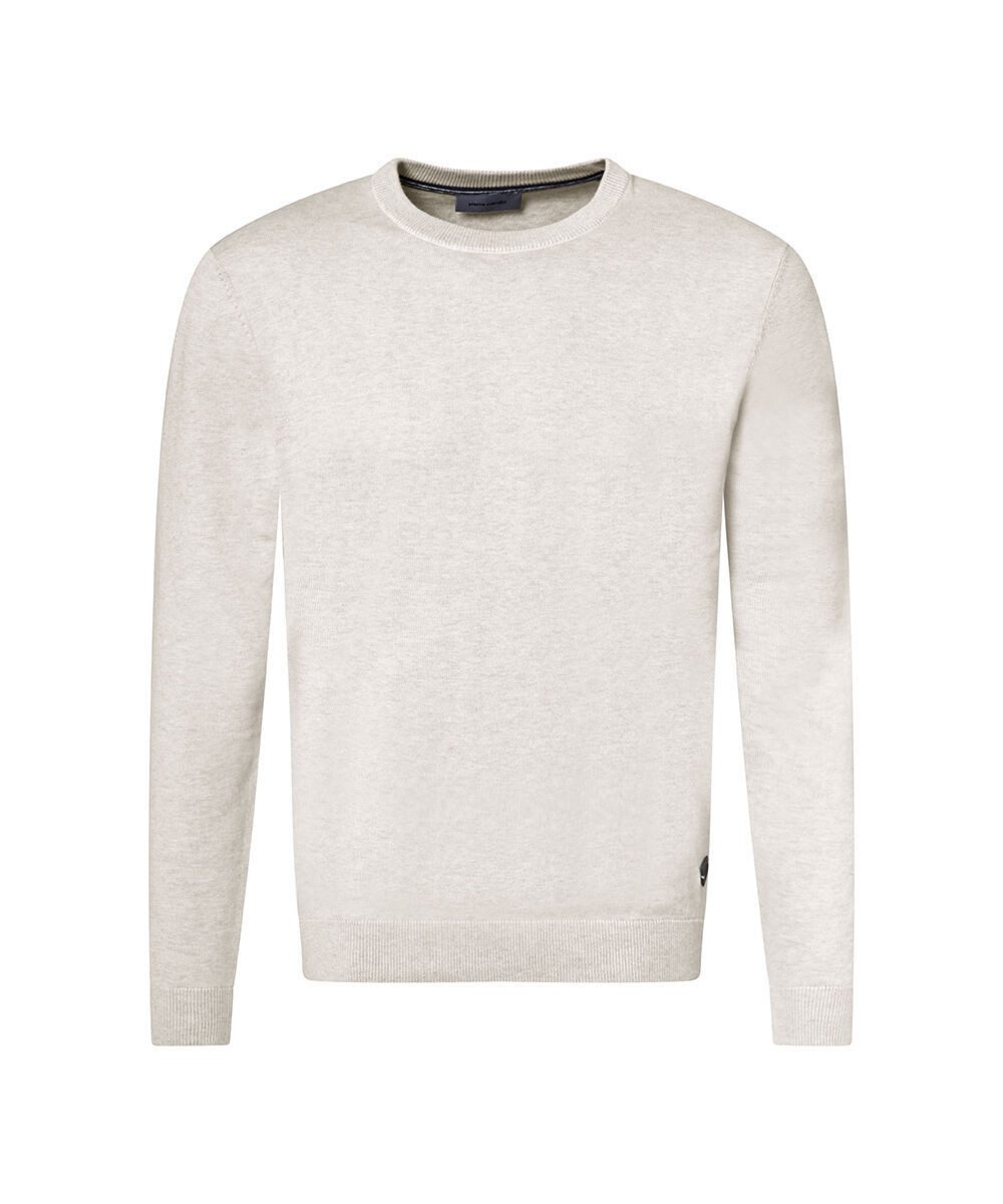 Pierre Cardin Rundhalspullover mit Rundhalsausschnitt günstig online kaufen