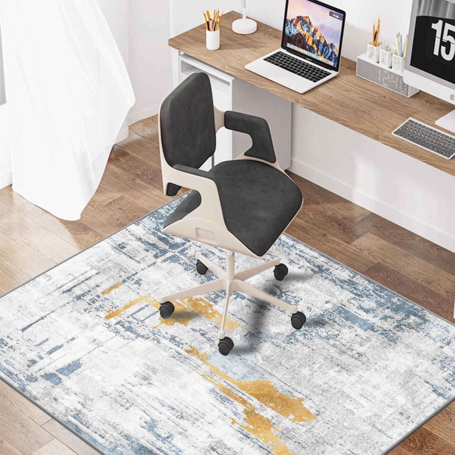 LuxusKollektion Büromöbel-Set Bürostuhl Unterlage 90x120cm Hartboden Bodens günstig online kaufen