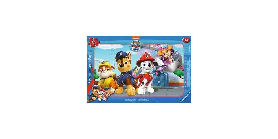 Ravensburger Puzzle Kinderpuzzle 15 Teile - Paw Patrol - Vier mutige Retter günstig online kaufen