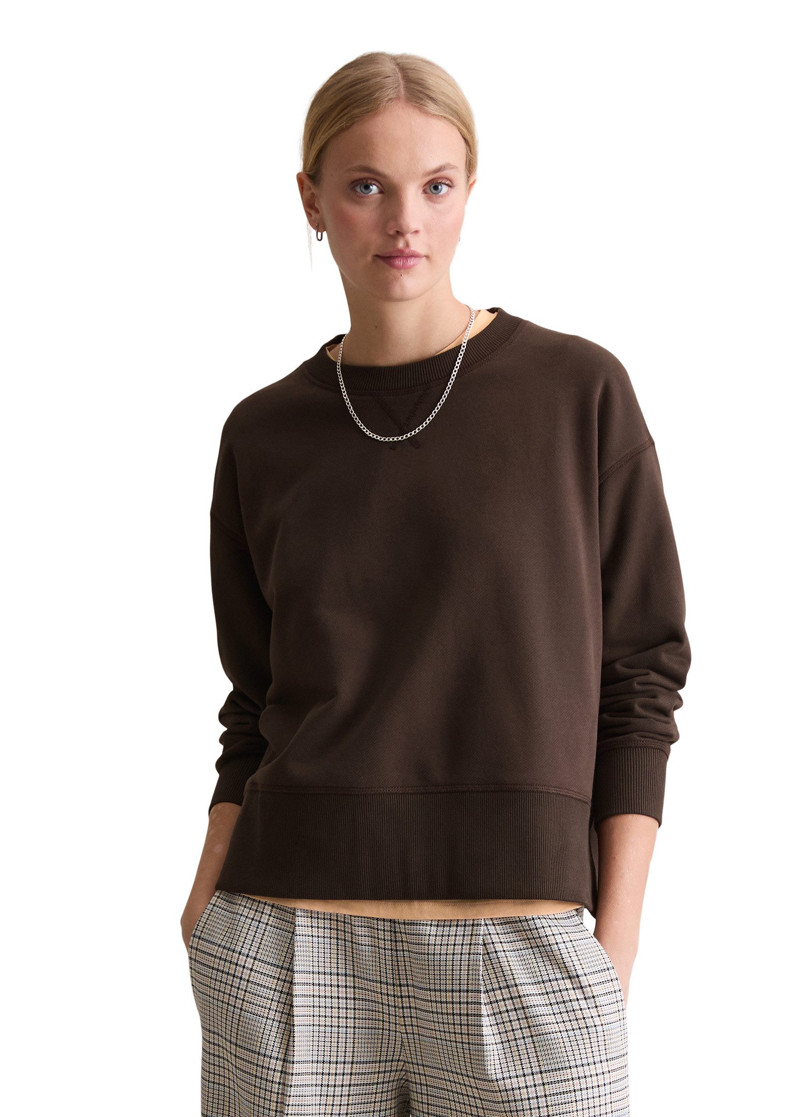 Marc O'Polo DENIM Sweatshirt aus Organic Cotton-Mix günstig online kaufen