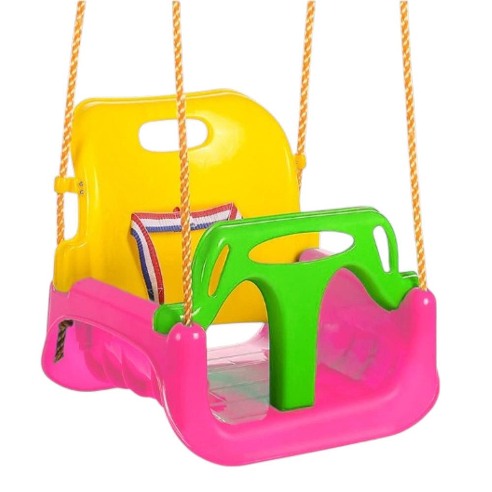 VERK GROUP Babyschaukel 3-in-1 Kinderschaukel – Babyschaukel mit Rückenlehne & Sicherheitsbüge