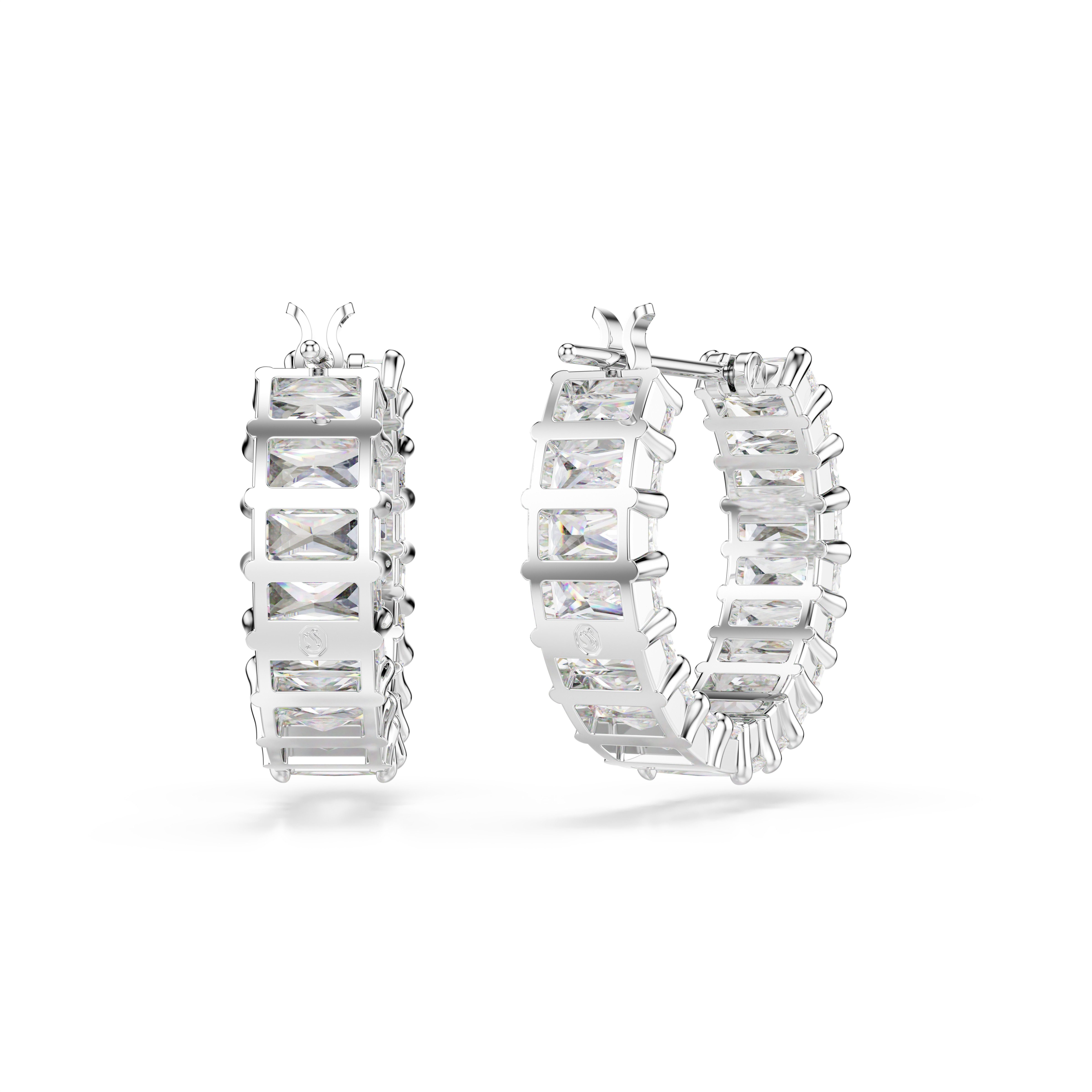 Paar Creolen Schmuck Geschenk Matrix Ohrringe