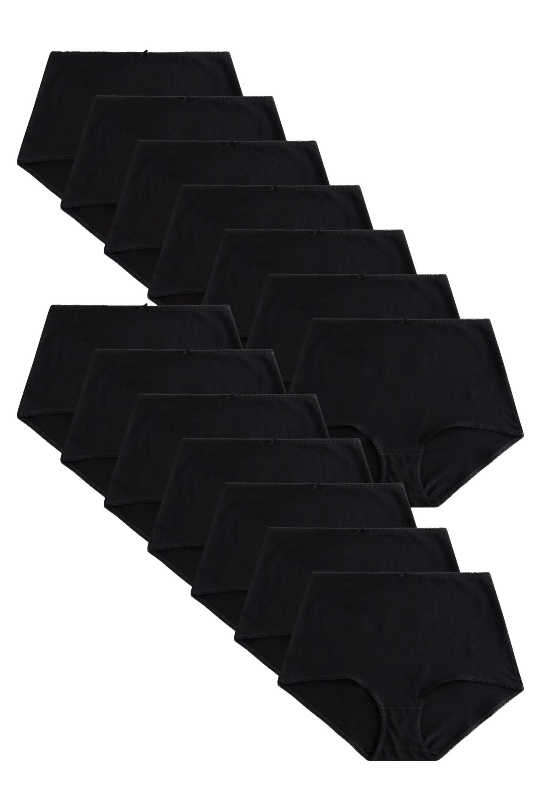 Taillenslip Slips mit hohem Baumwollanteil, 14er-Pack