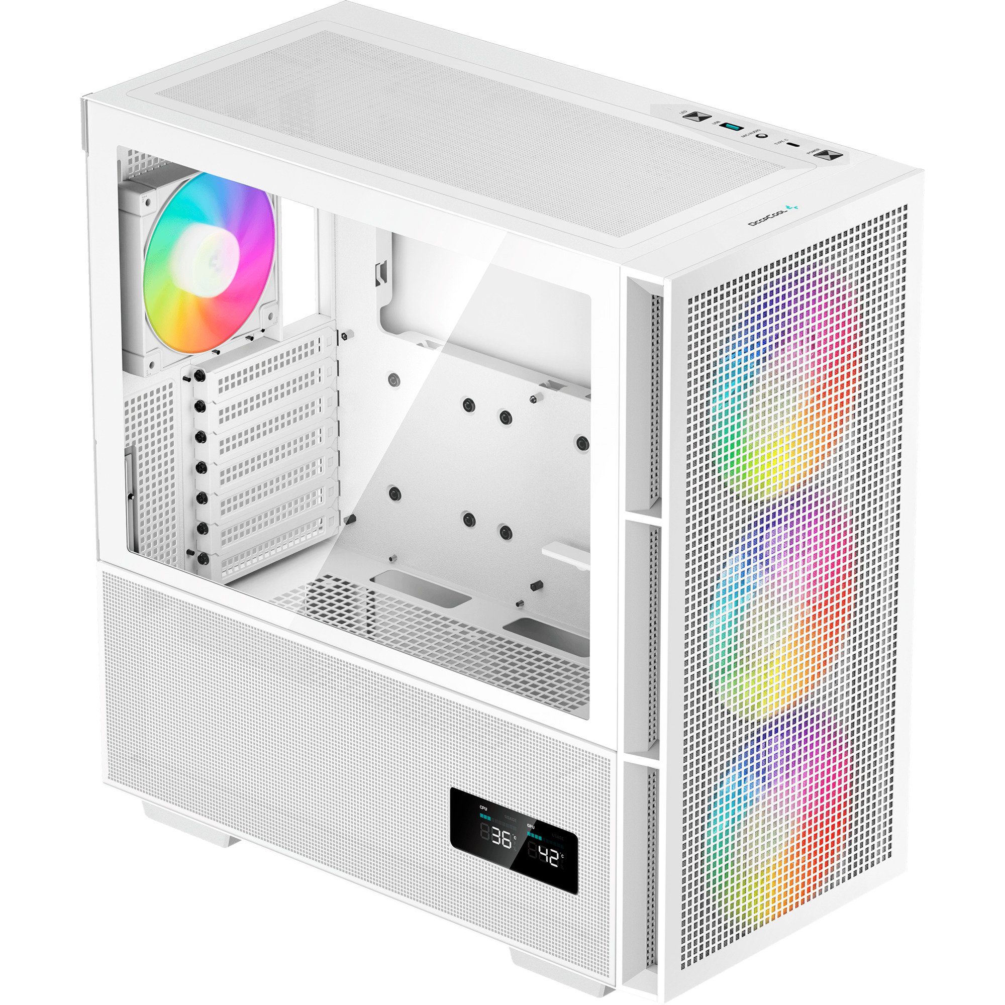 DeepCool PC-Gehäuse DeepCool CH560 Digital WH, Tower-Gehäuse