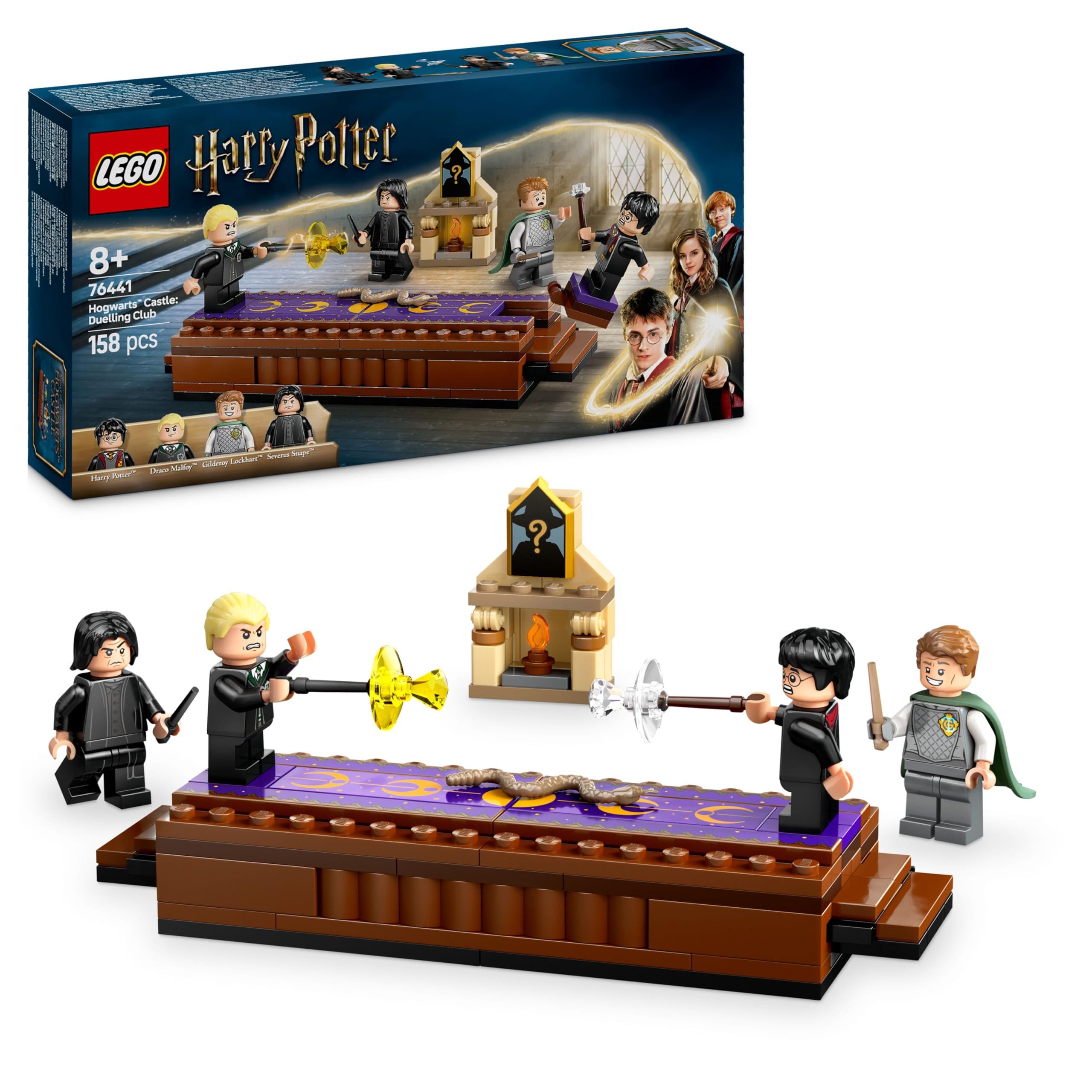 LEGO® Harry Potter Schloss Hogwarts: Duellierclub 76441 Konstruktions-Spielset, (158 St), 158-teiliges LEGO Bauset