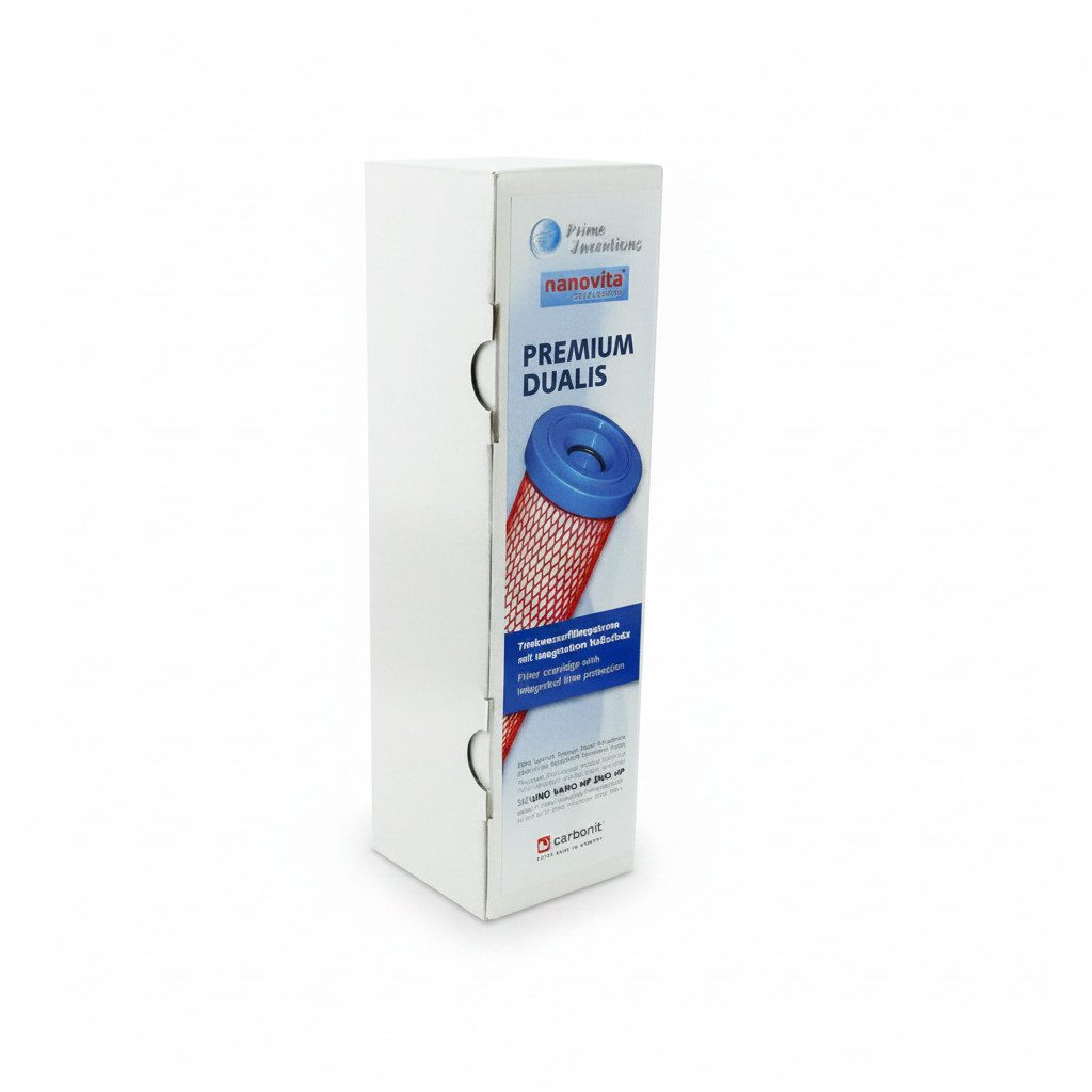 carbonit Filtereinsatz, Premium Dualis Wasserfilter passend für u.a. Sanuno, Vario