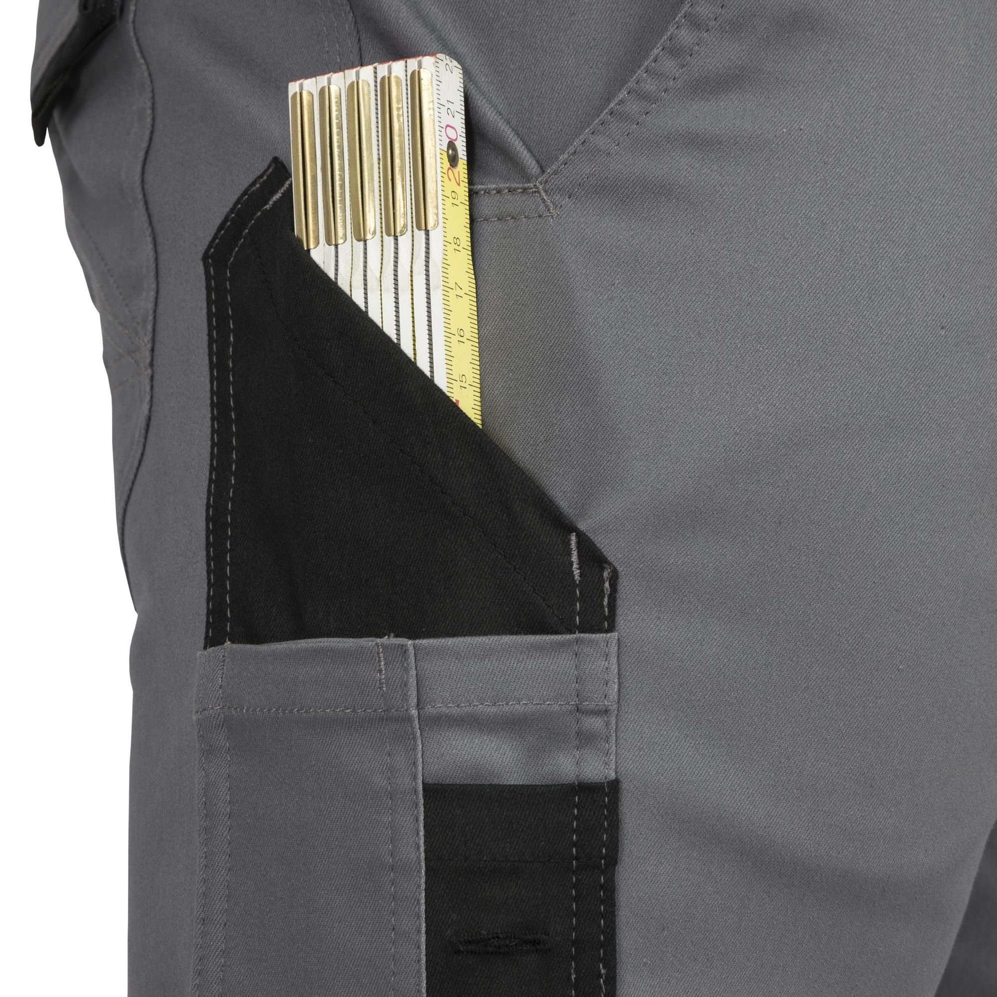 Leibwächter Arbeitsshorts Damen Flex-Line Arbeitsshort mit Reflektoren und femininer Passform (Arbeitskleidung für Handwerk, Garten oder Freizeit, mit Cargotasche) Kurze Stretch Cargoshorts mit elastischem Bund