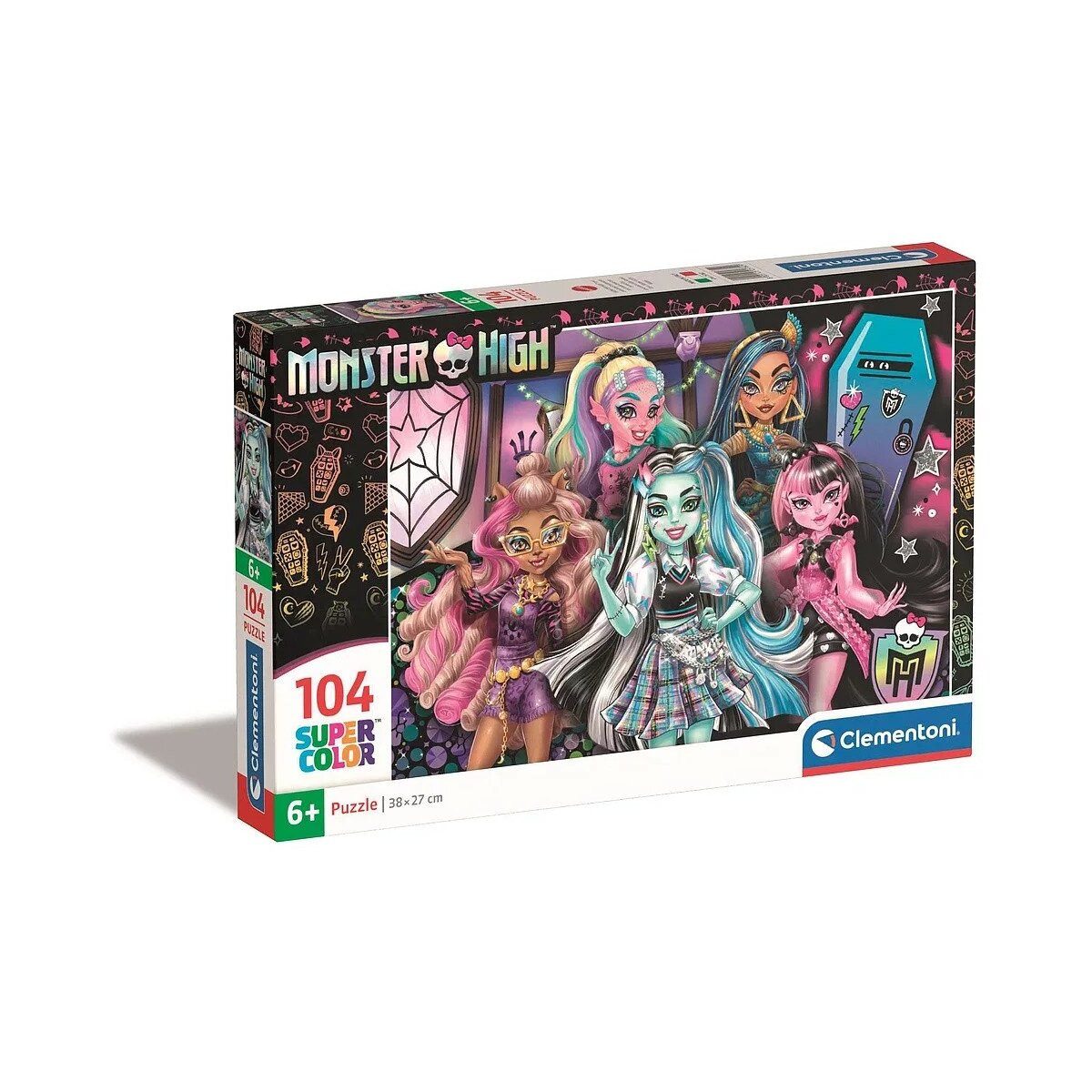 Monster High Lernspielzeug Monster High Cool Clique 104-teiliges Clementoni-Puzzle