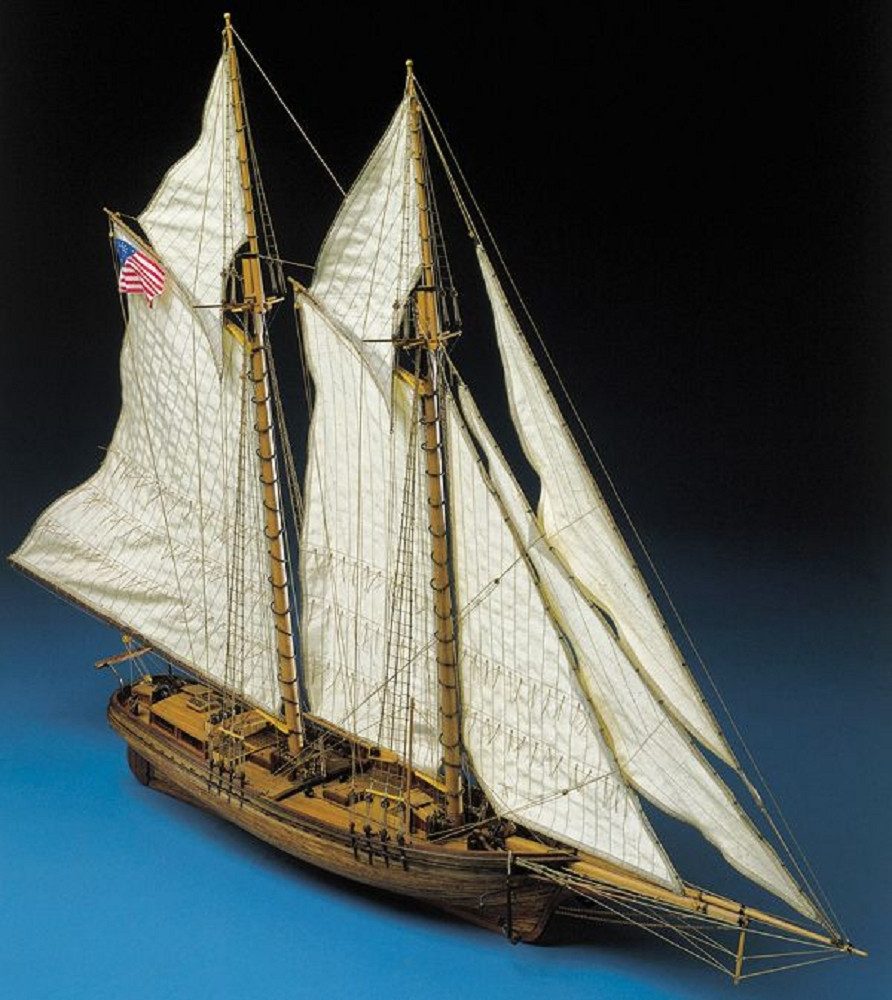 COREL Modellbausatz Flying Fish Baukasten 1:50 - Historisches Schiffsmodell für Modellbaue