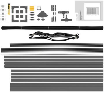 SCHELLENBERG Insektenschutz-Tür für Balkontür und Terrassentür, Fliegengitter mit Rahmen, 100 x 210 cm, anthrazit, 70053