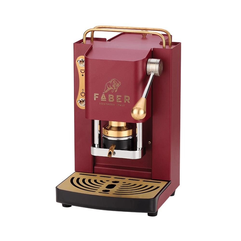 Faber Coffee Machines Espressomaschine Pro Mini Deluxe ESE Pad 44 mm, kompaktes Design, einfache Reinigung, Tassenwärmer