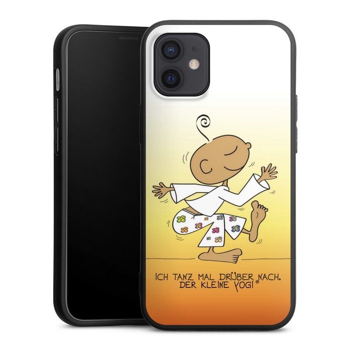 DeinDesign Handyhülle Der kleine Yogi Tanzen Sprüche Tanz mal drüber - Der kleine Yogi Apple iPhone 12 mini Silikon Hülle Premium Case Handy Schutzhülle