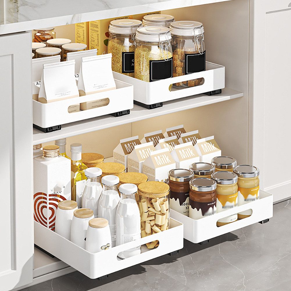 GarveeMore Küchenorganizer-Set Neu Ausziehbarer Schrank Organizer günstig online kaufen
