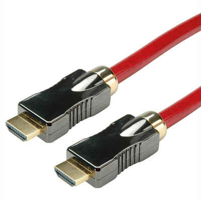 ROLINE »8K HDMI Ultra HD Kabel mit Ethernet, ST/ST« Audio- & Video-Kabel, HDMI Typ A Männlich (Stecker), HDMI Typ A Männlich (Stecker) (300.0 cm)