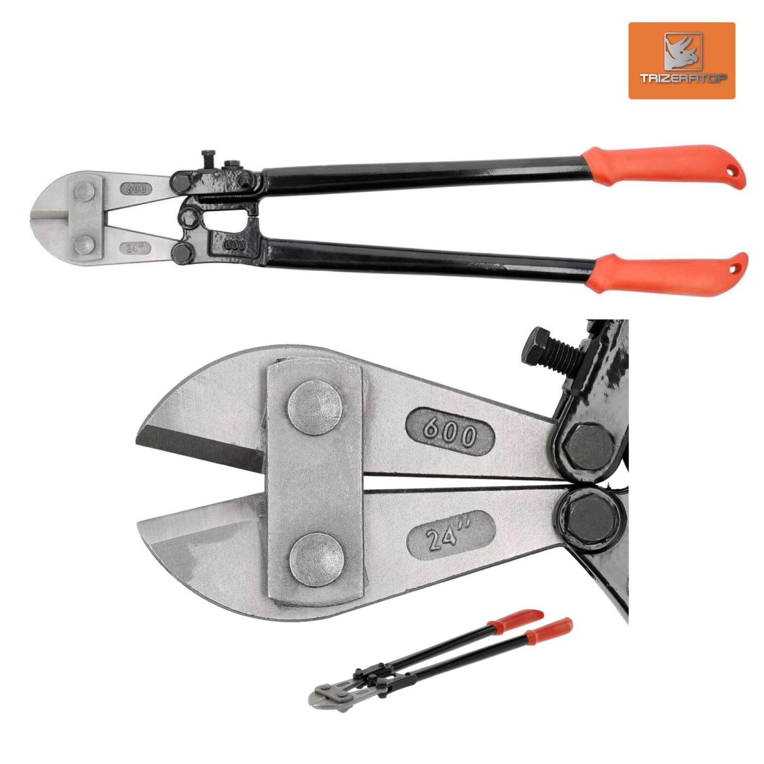 TRIZERATOP Болторезы Болторезы Длина 600mm 24" Stärke 0 - 10mm, (Bolzenschneider Длина 600mm 24" Stärke 0 - 10mm, 1-tlg)