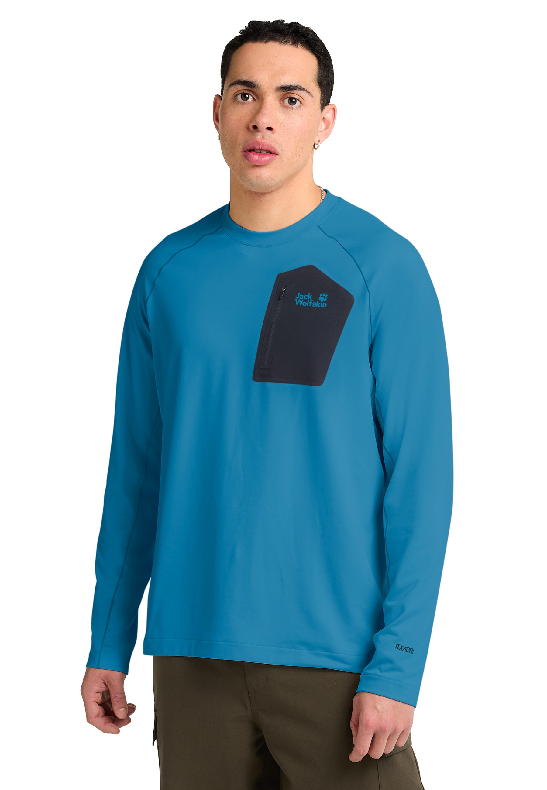 Jack Wolfskin Longpullover Jack Wolfskin - PRELIGHT TRAIL CREW M