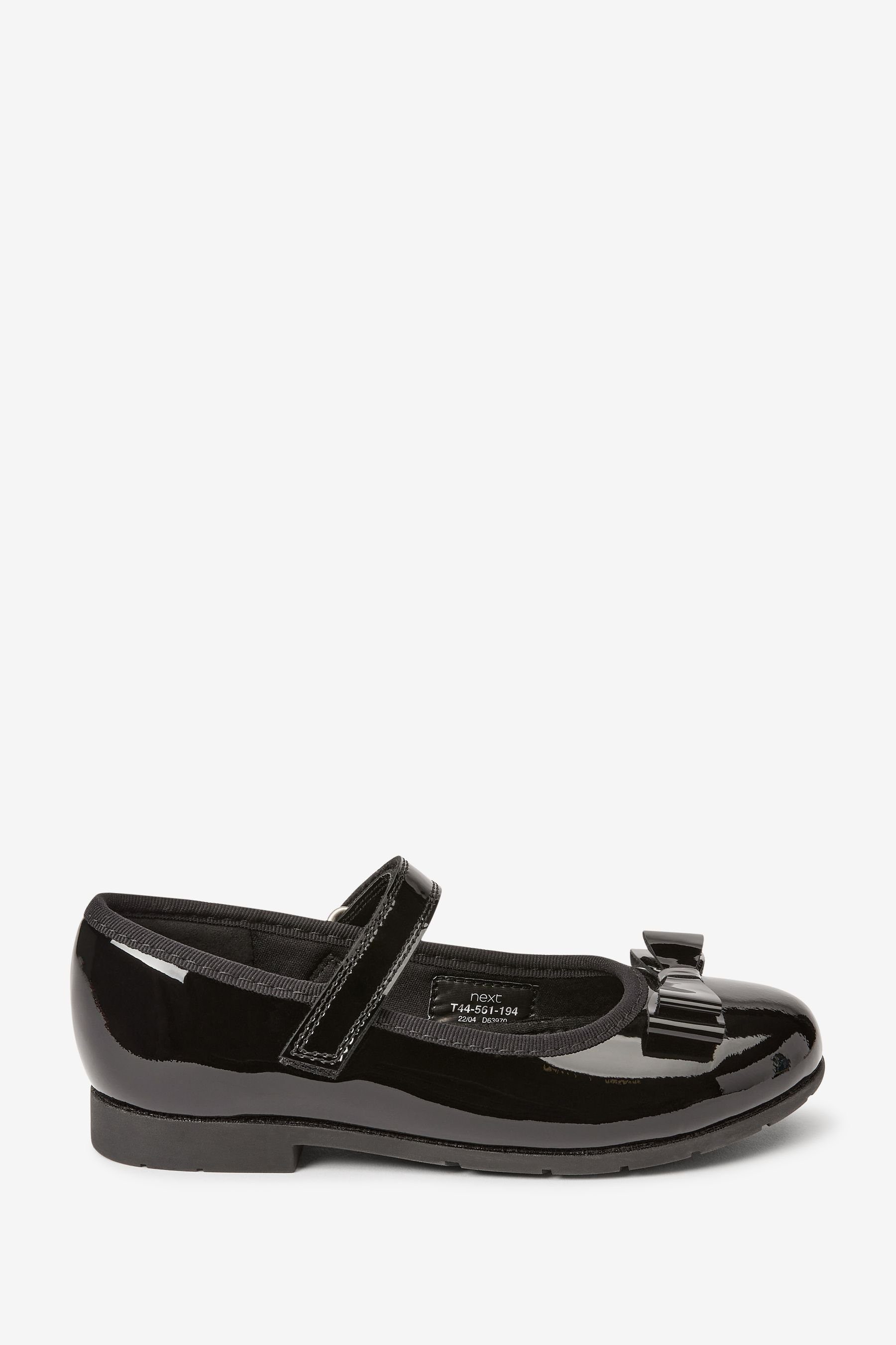 Mary-Jane-Schulschuhe aus Leder mit Schleife Mary-Jane-Schuhe