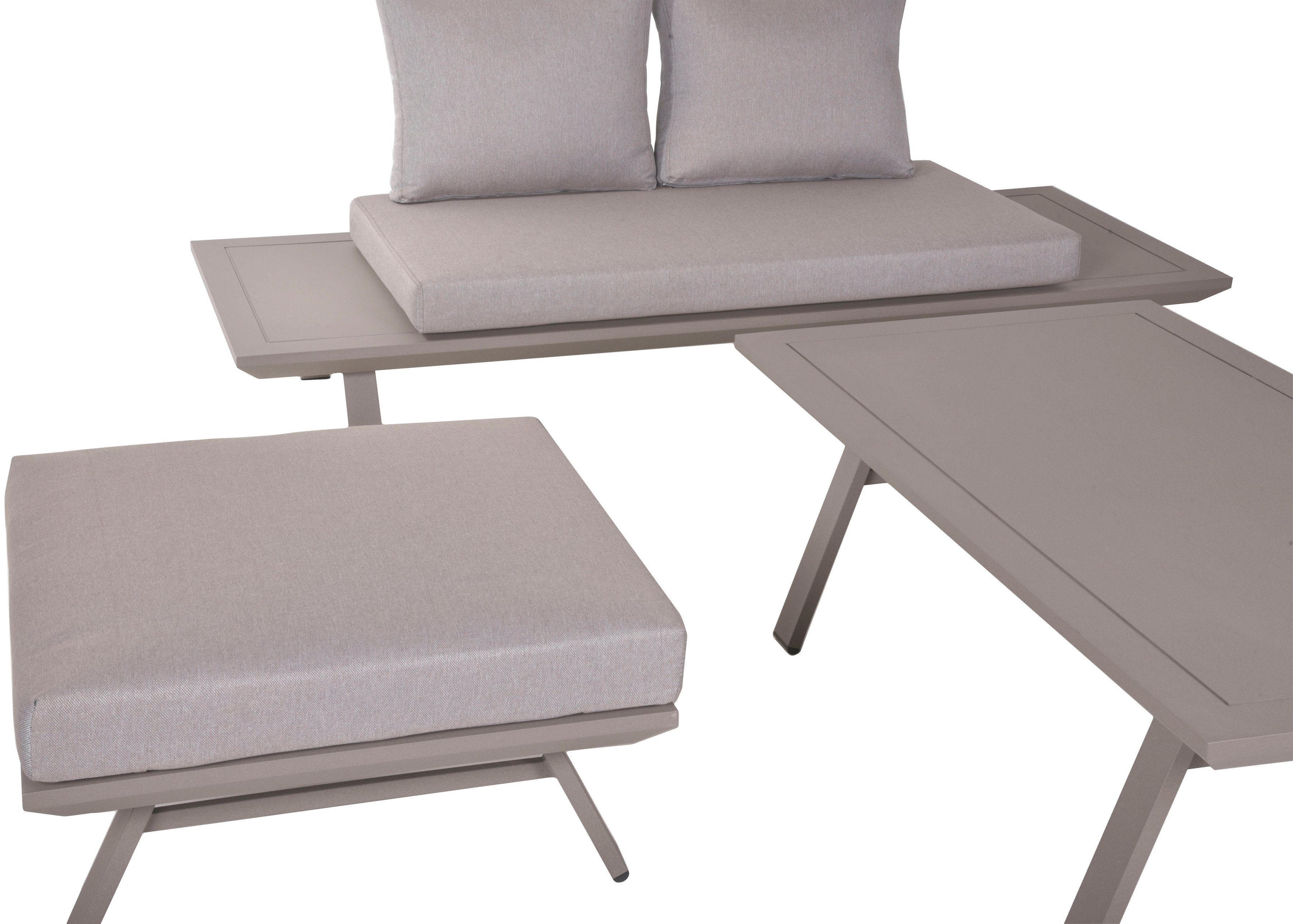 Garden Pleasure Garten-Essgruppe CELIA, (7-tlg), mit bequemer Polsterung